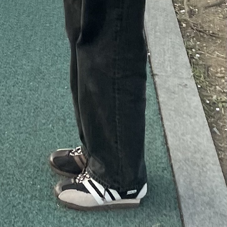 Adidas x Song for the Mute Country OG Core Black Core White 착용 스타일