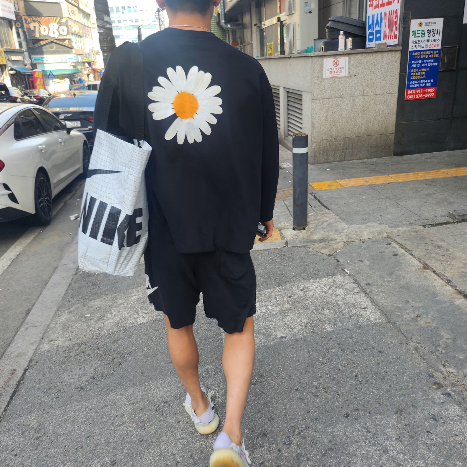 Nike x Peaceminusone LS T-Shirt Black (DR0098-010) 착용 스타일 - 4