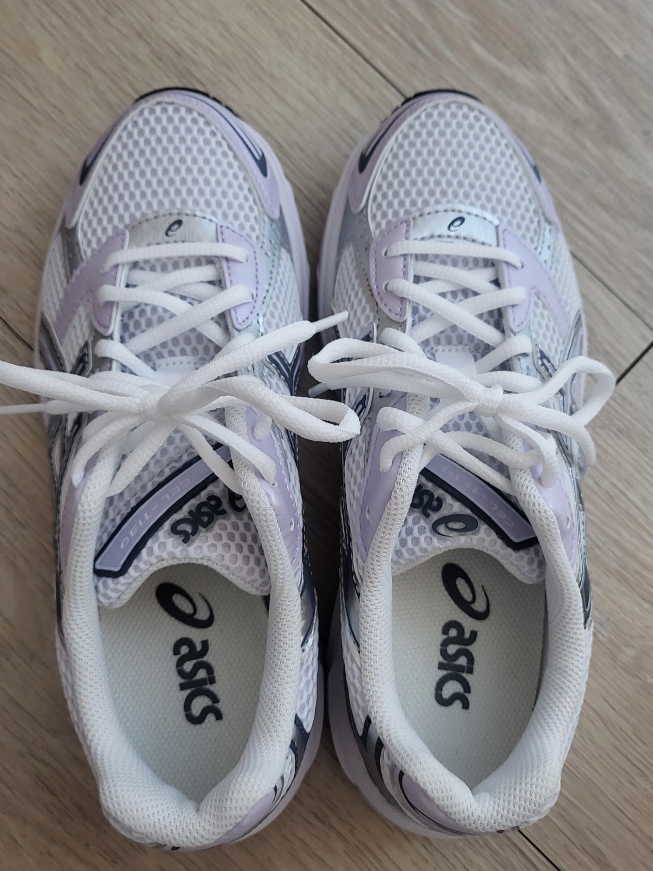 (W) Asics Gel-1130 White Faded Ash Rock 착용 스타일