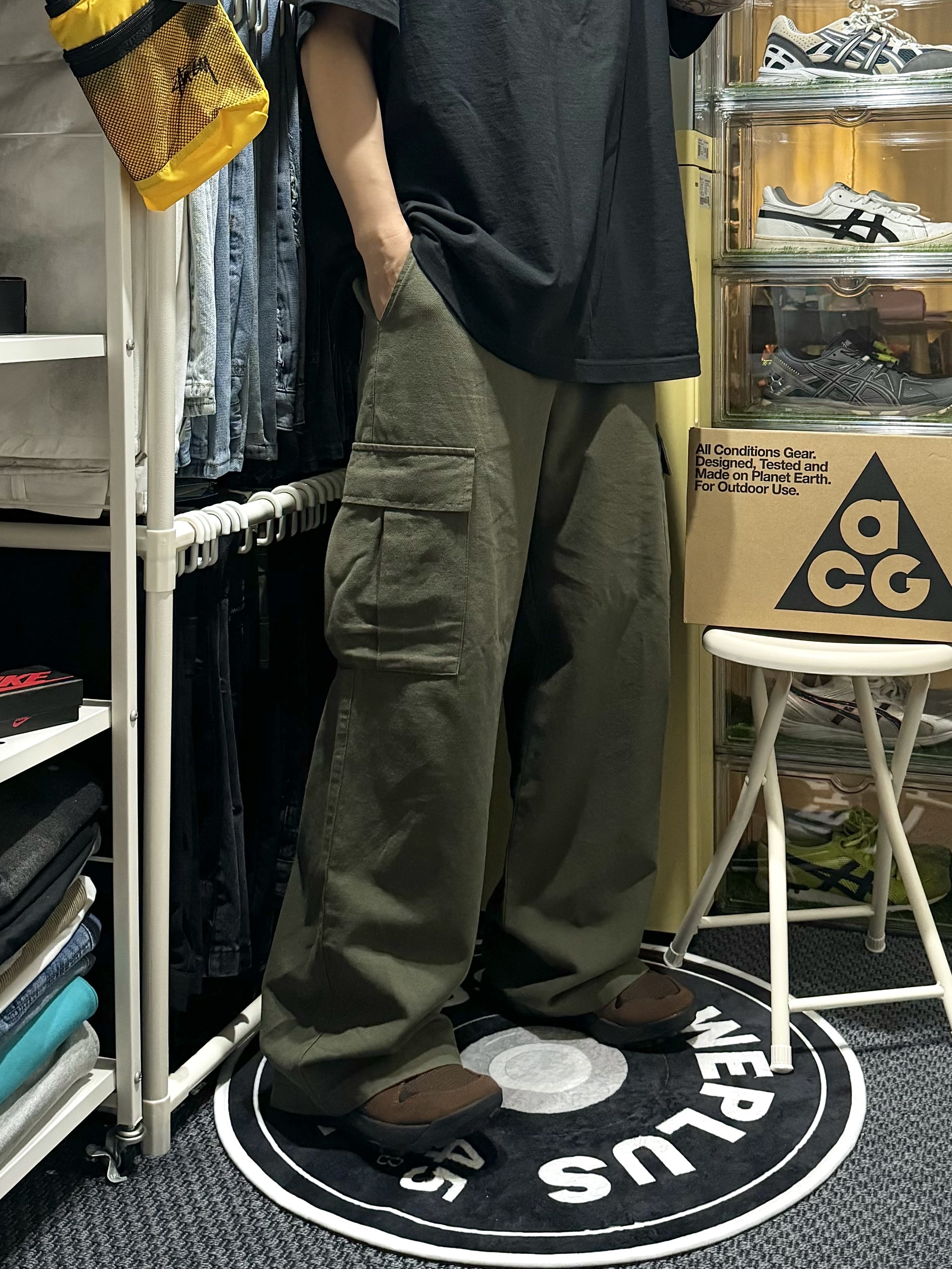 Nike ACG Lowcate Cacao Wow 착용 스타일 - 1