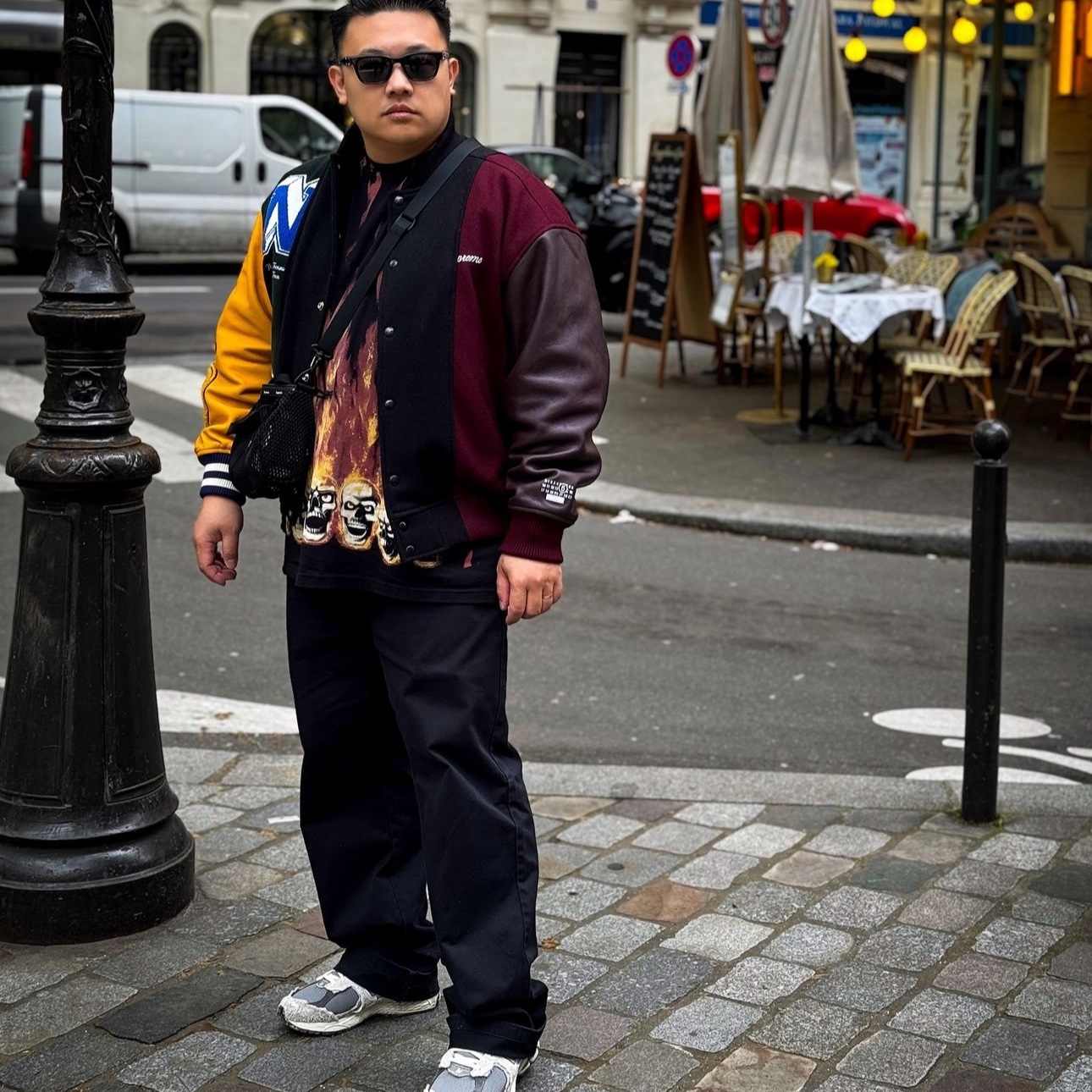 Supreme Maradona Soccer Jersey Multicolor - 24SS, Supreme x MM6 Maison Margiela Split Varsity Jacket Multicolor - 24SS 착용 스타일 - 2