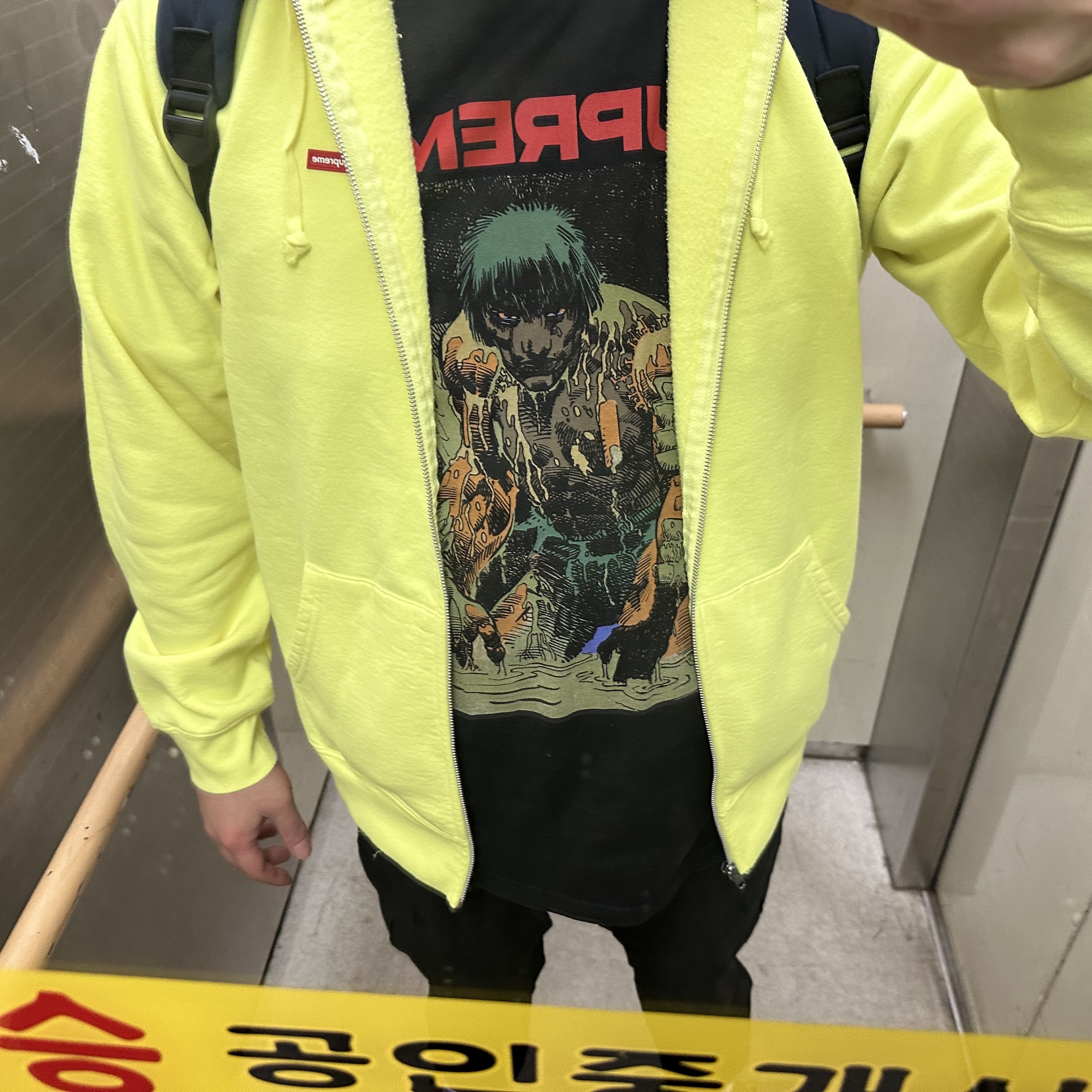 Supreme Ronin T-Shirt Black - 23SS 착용 스타일 - 1