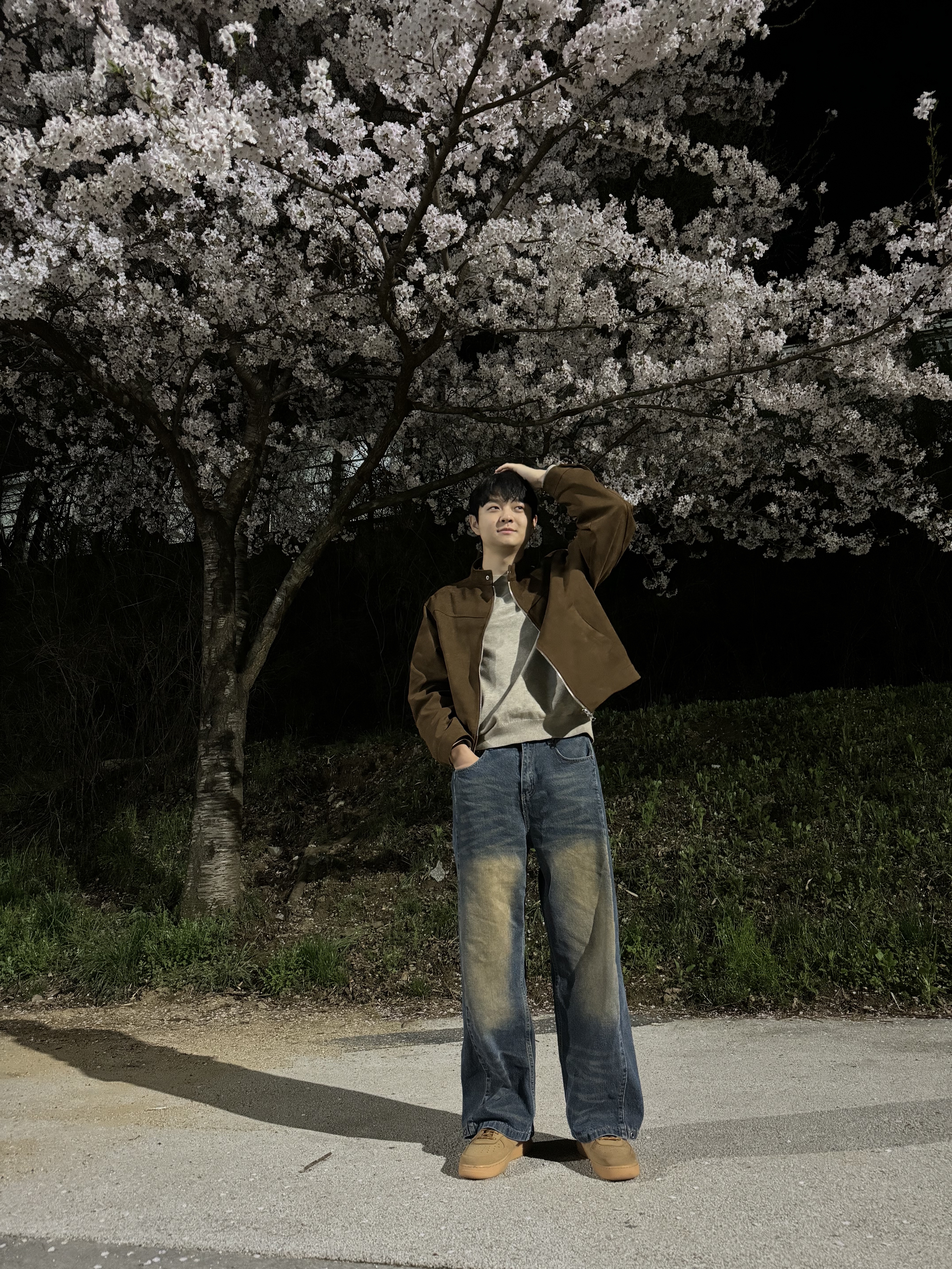 Nike Air Force 1 '07 WB Flax 착용 스타일 - 2