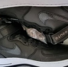 Nike x Stussy Air Force 1 '07 Mid SP Black 착용 스타일