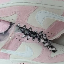 (W) Nike Dunk Low LX Pink Foam 착용 스타일