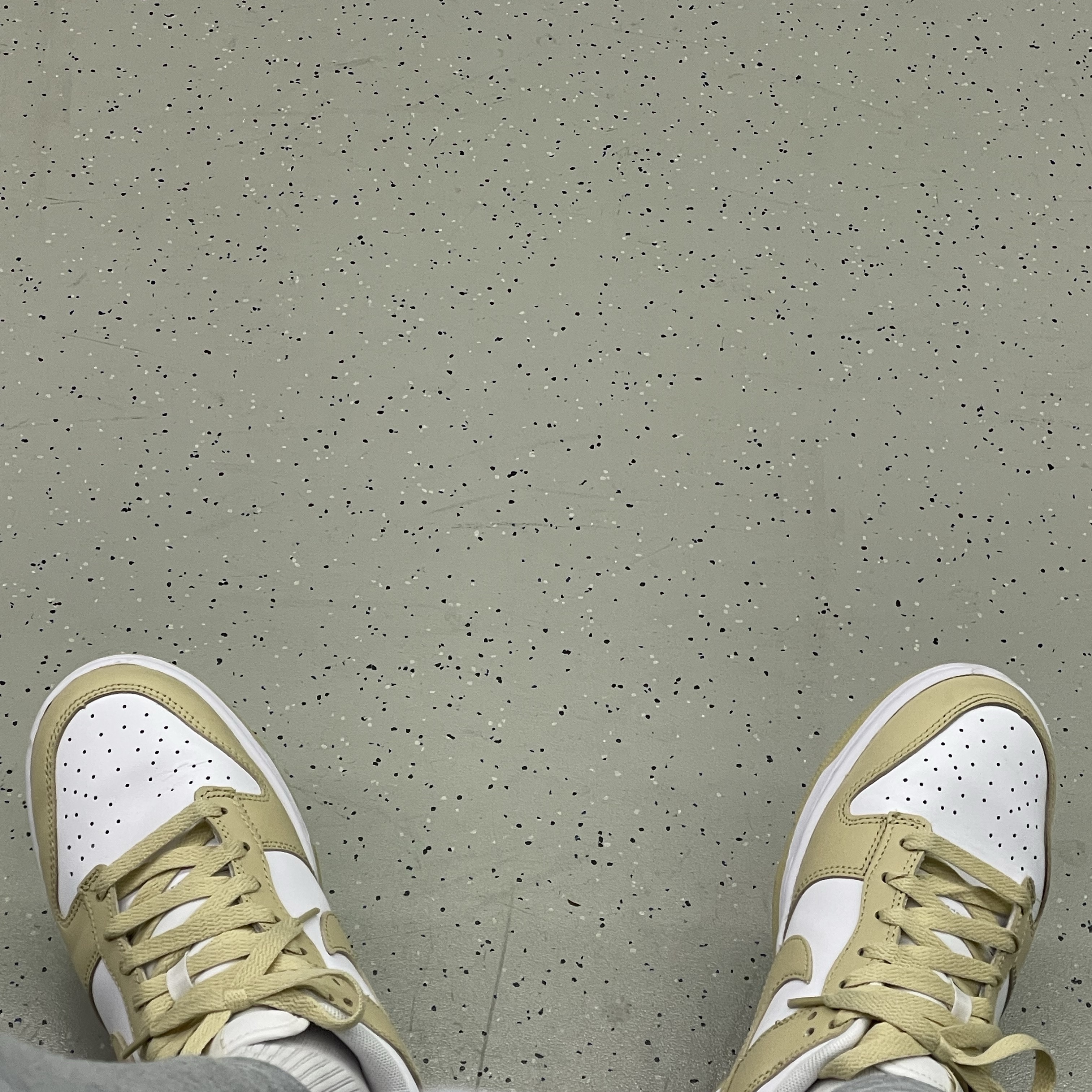 Nike Dunk Low Team Gold and White 착용 스타일