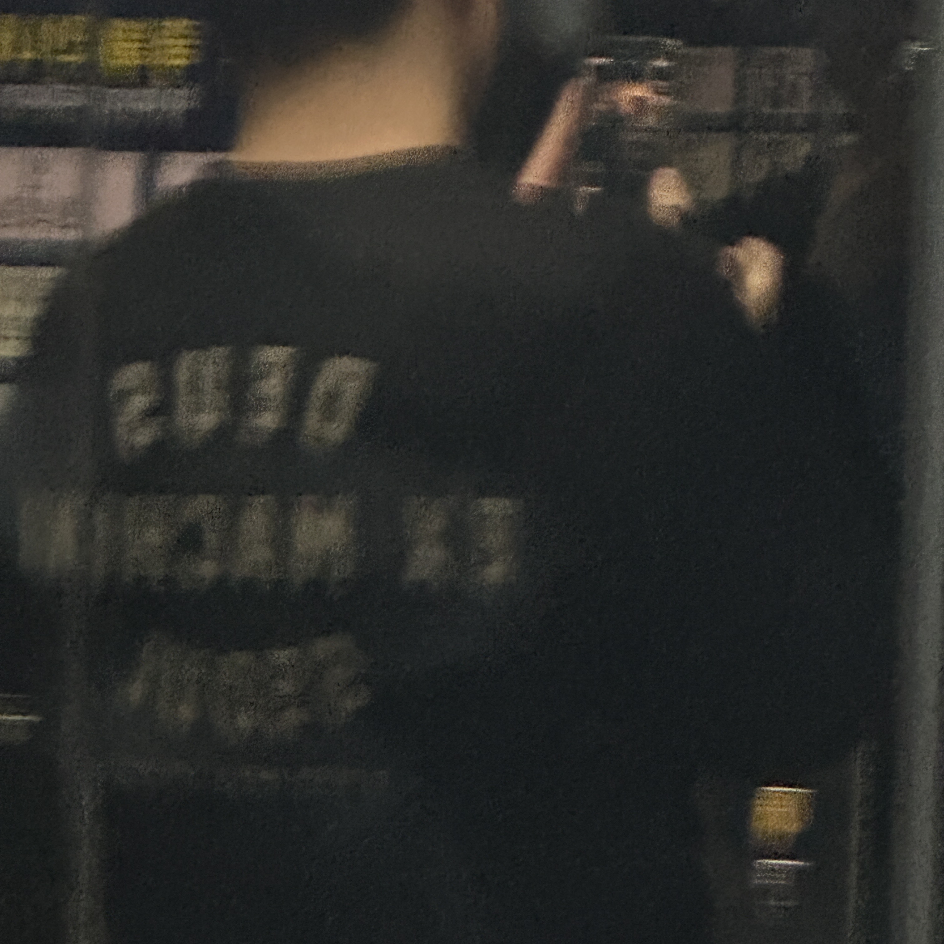 Deus Ex Machina Seoul College Long Sleeve T-Shirt Black 착용 스타일