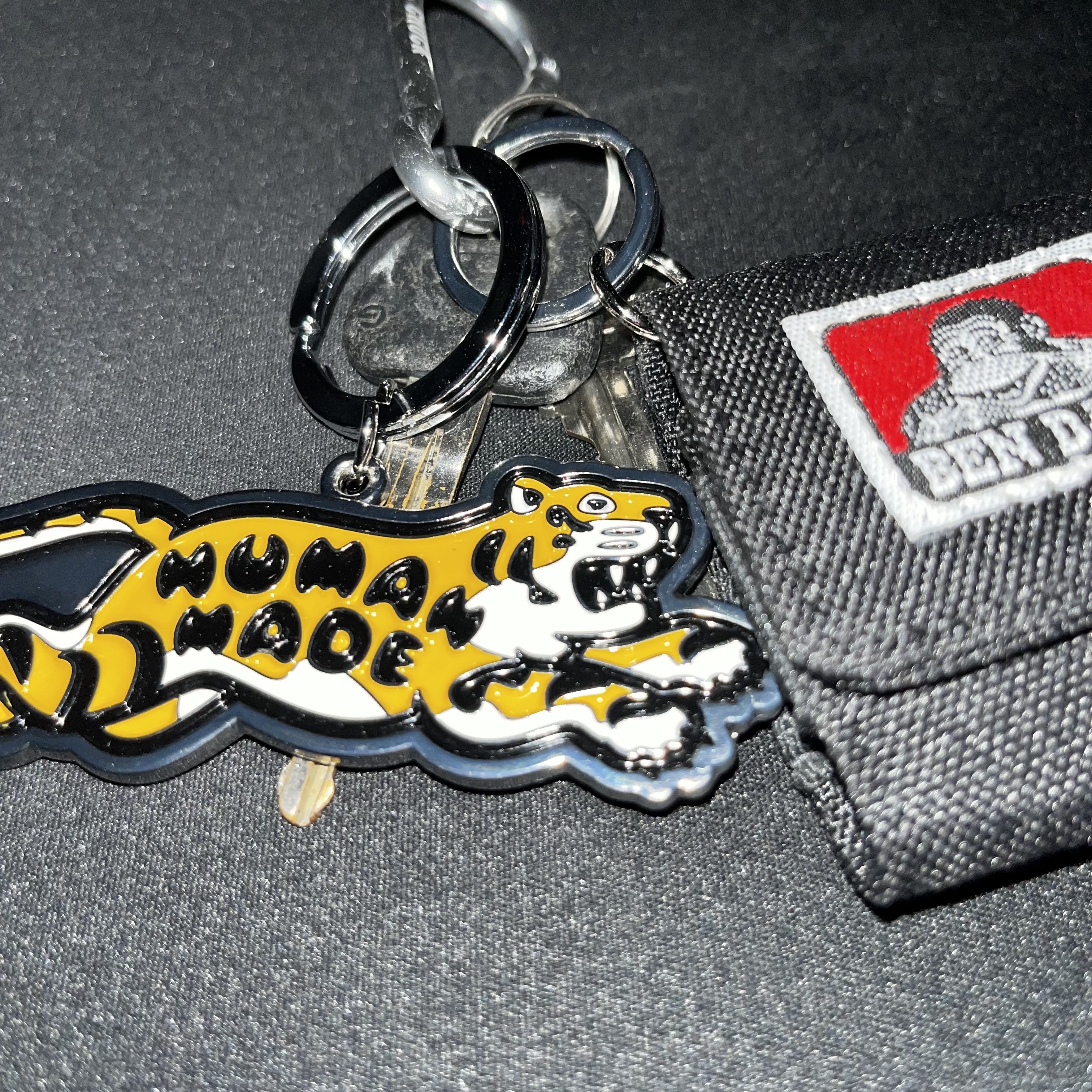 Human Made Animal Keychain #2 Silver 착용 스타일