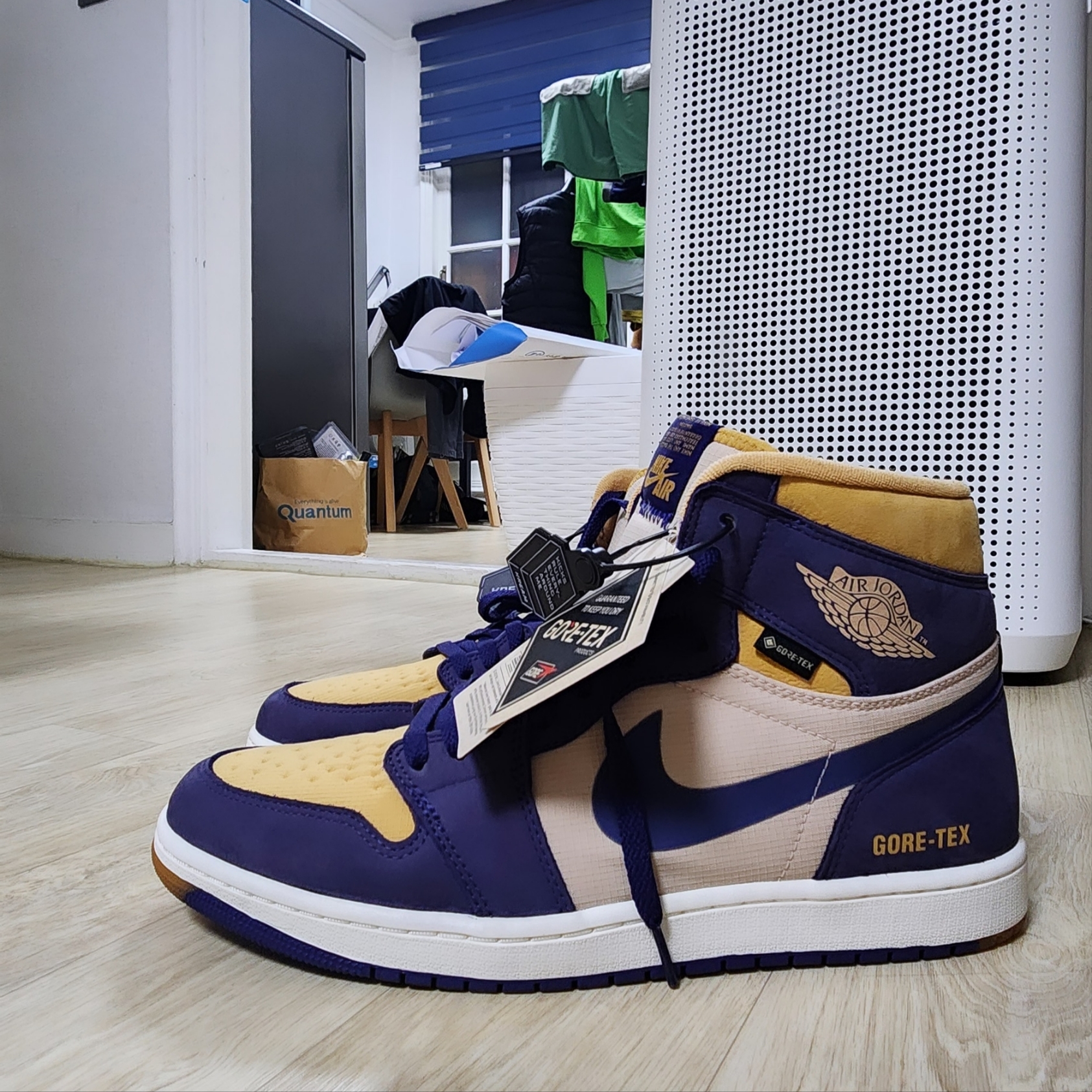 Jordan 1 Element Gore-Tex Sky J Purple 착용 스타일
