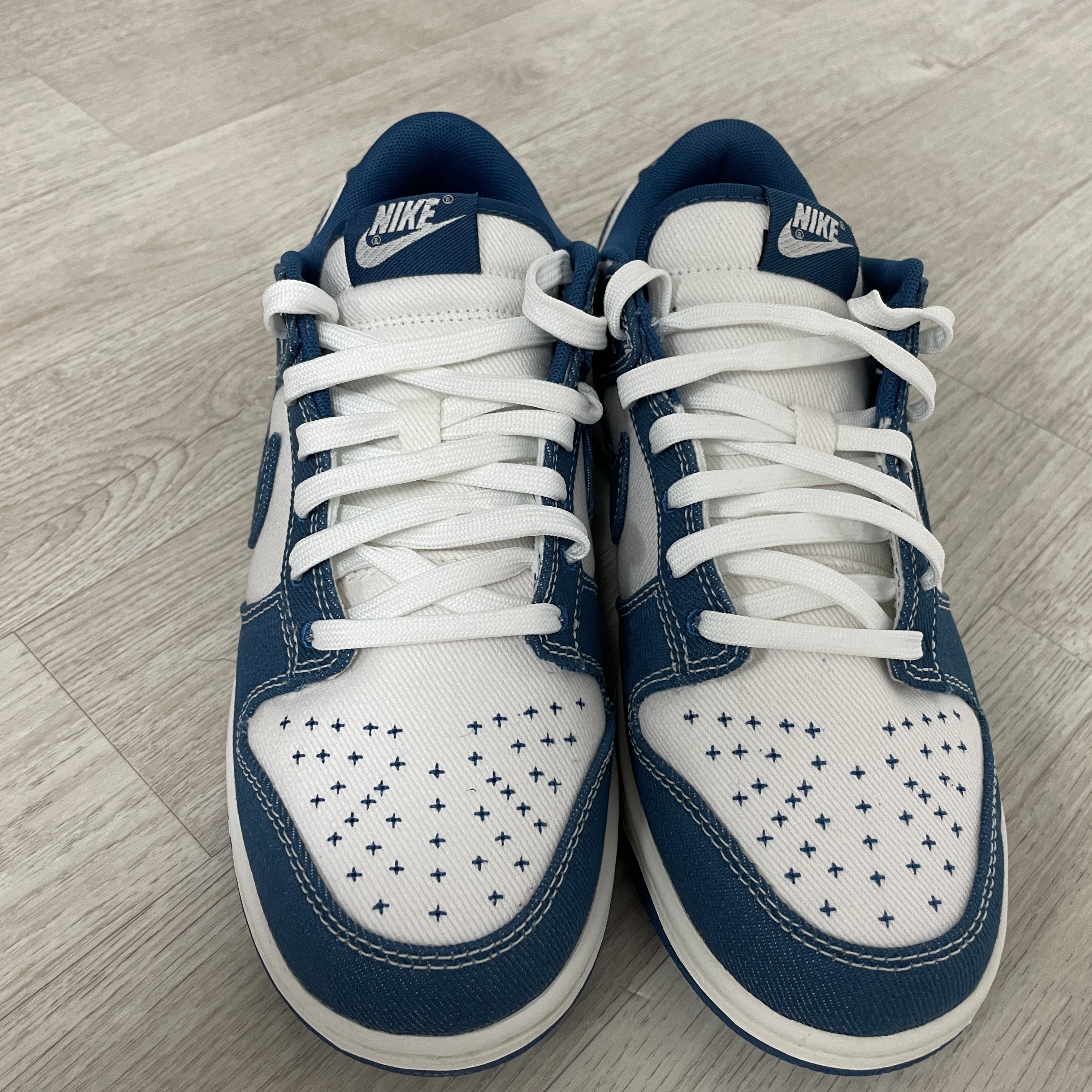 Nike Dunk Low Retro SE Industrial Blue 착용 스타일