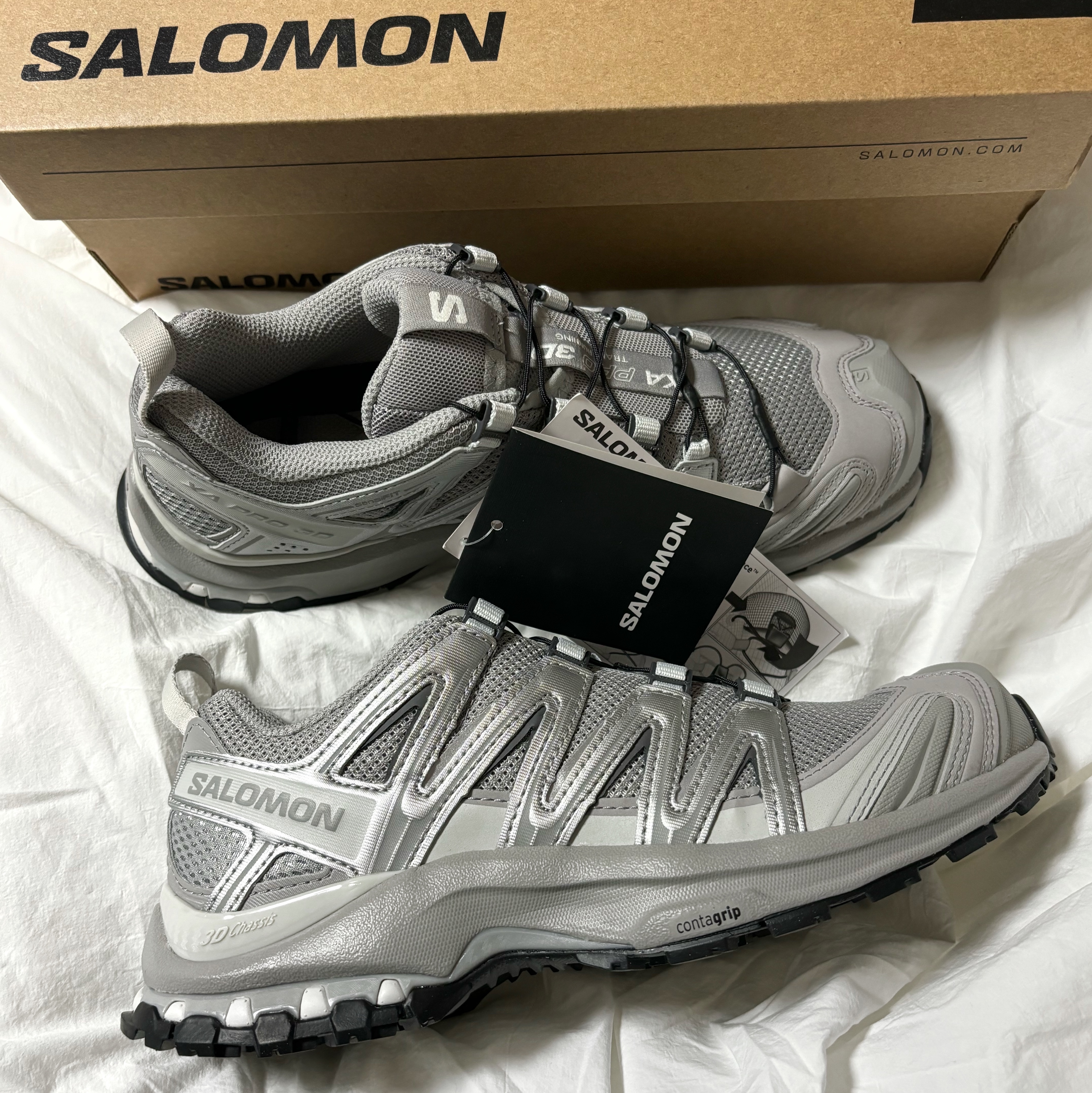 Salomon XA Pro 3D Alloy Silver 착용 스타일 - 2