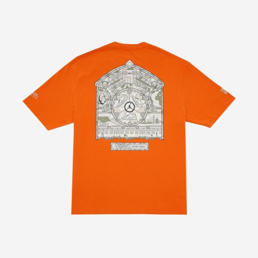 조던 x 셸프라이프 플라이트 티셔츠 세이프티 오렌지 - US/EU
