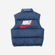 Supreme x Nike Denim Puffer Vest Indigo - 24SS