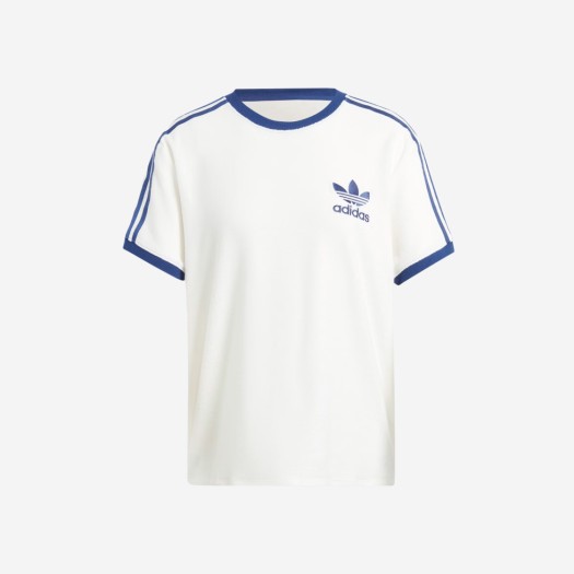 (W) 아디다스 테리 3S 티셔츠 오프 화이트 - KR 사이즈