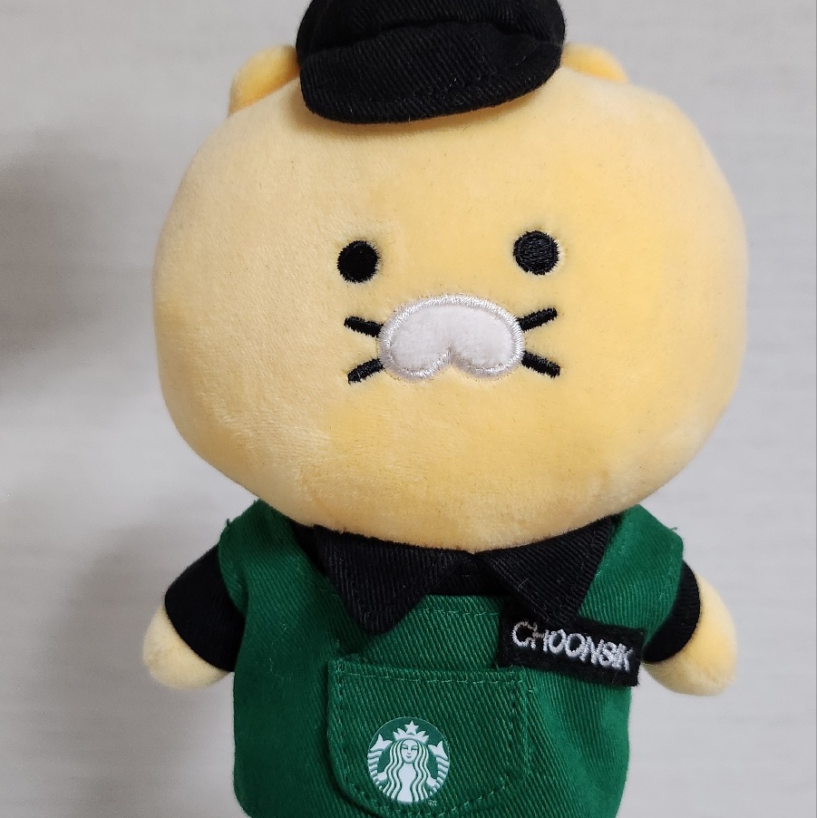 Starbucks My Buddy Choonsik Keychain 착용 스타일