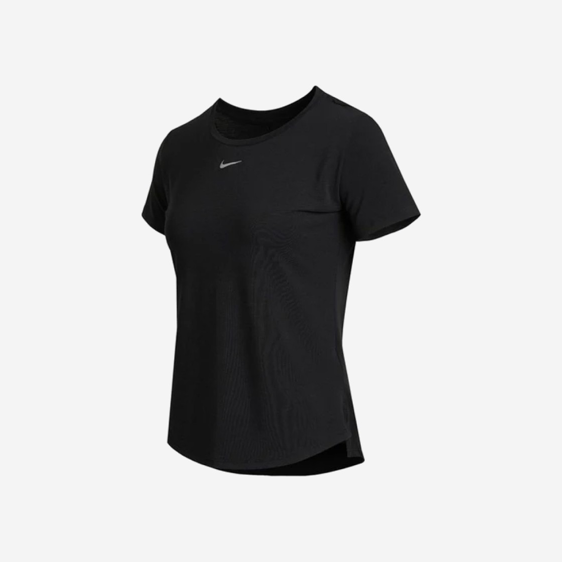 (W) Nike Dri-FIT UV One Luxe Standard Fit Short Sleeve Top Black - Asia 상세 이미지 1