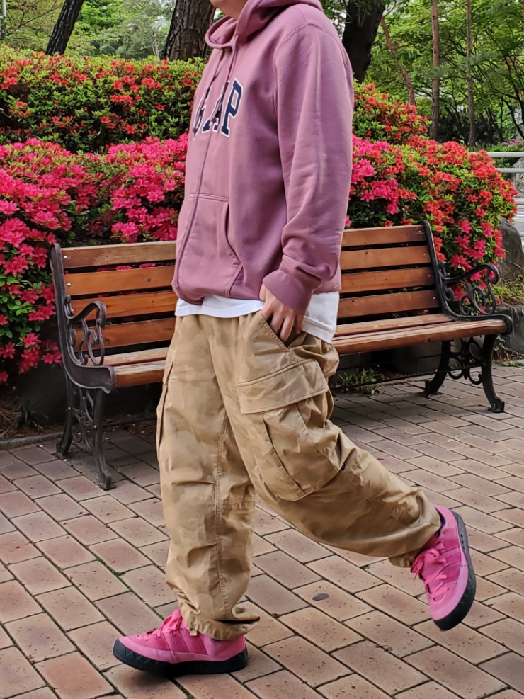(W) Adidas Adimatic Pink Fusion 착용 스타일 - 2