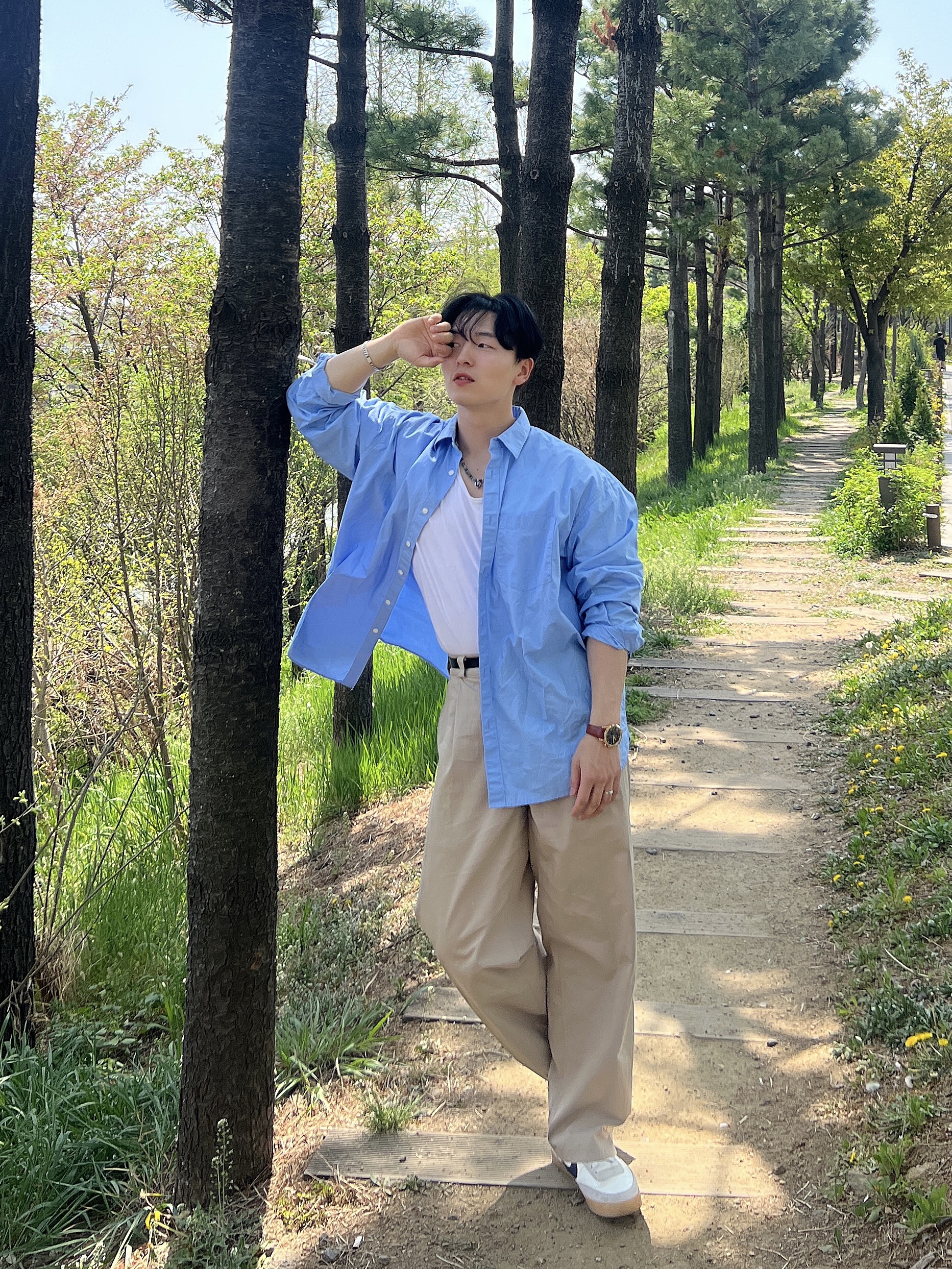 Nike x J.Crew Killshot 2 Sail Midnight Navy 착용 스타일 - 1