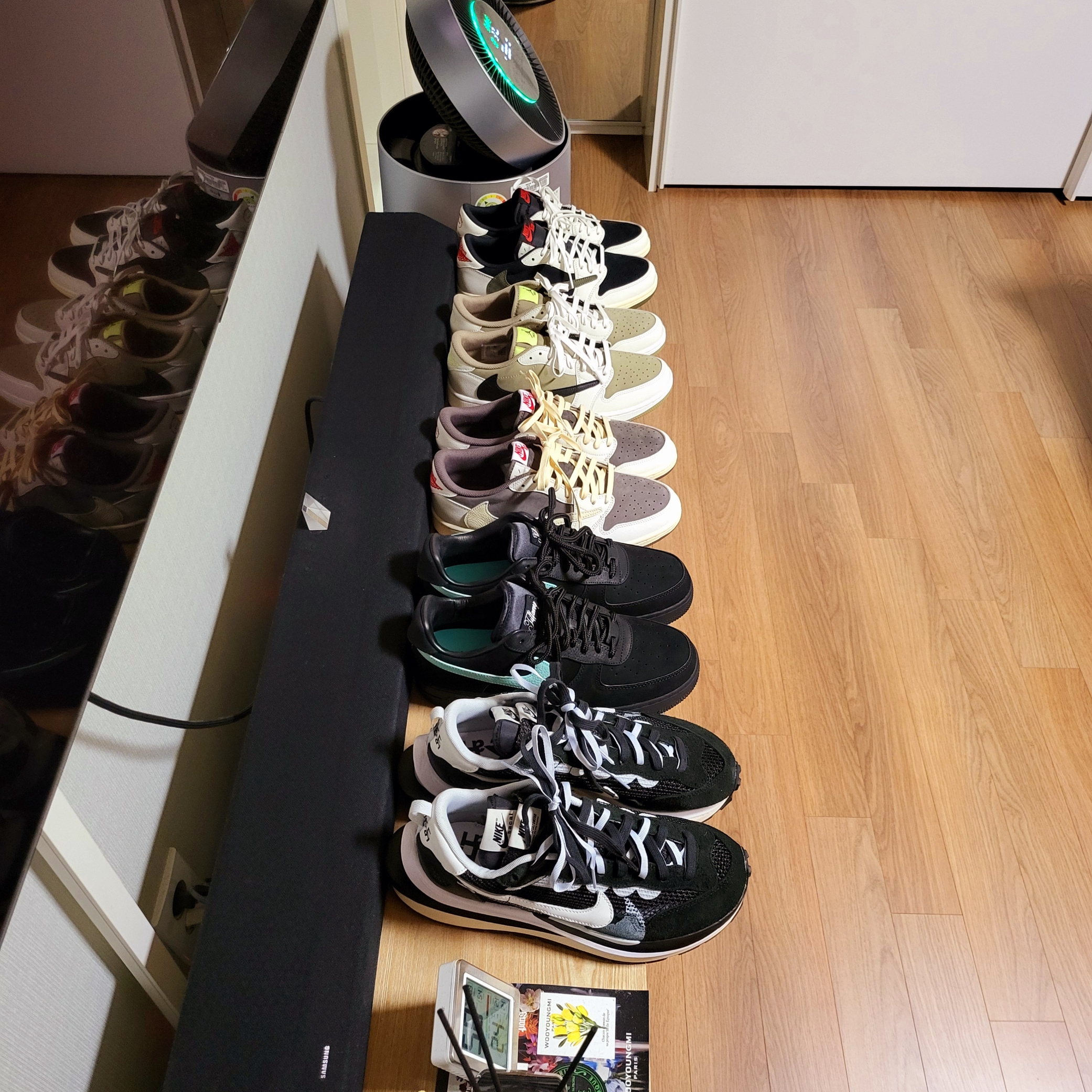 Nike x Sacai VaporWaffle Black White, Nike x Tiffany & Co. Air Force 1 Low SP 1837 착용 스타일
