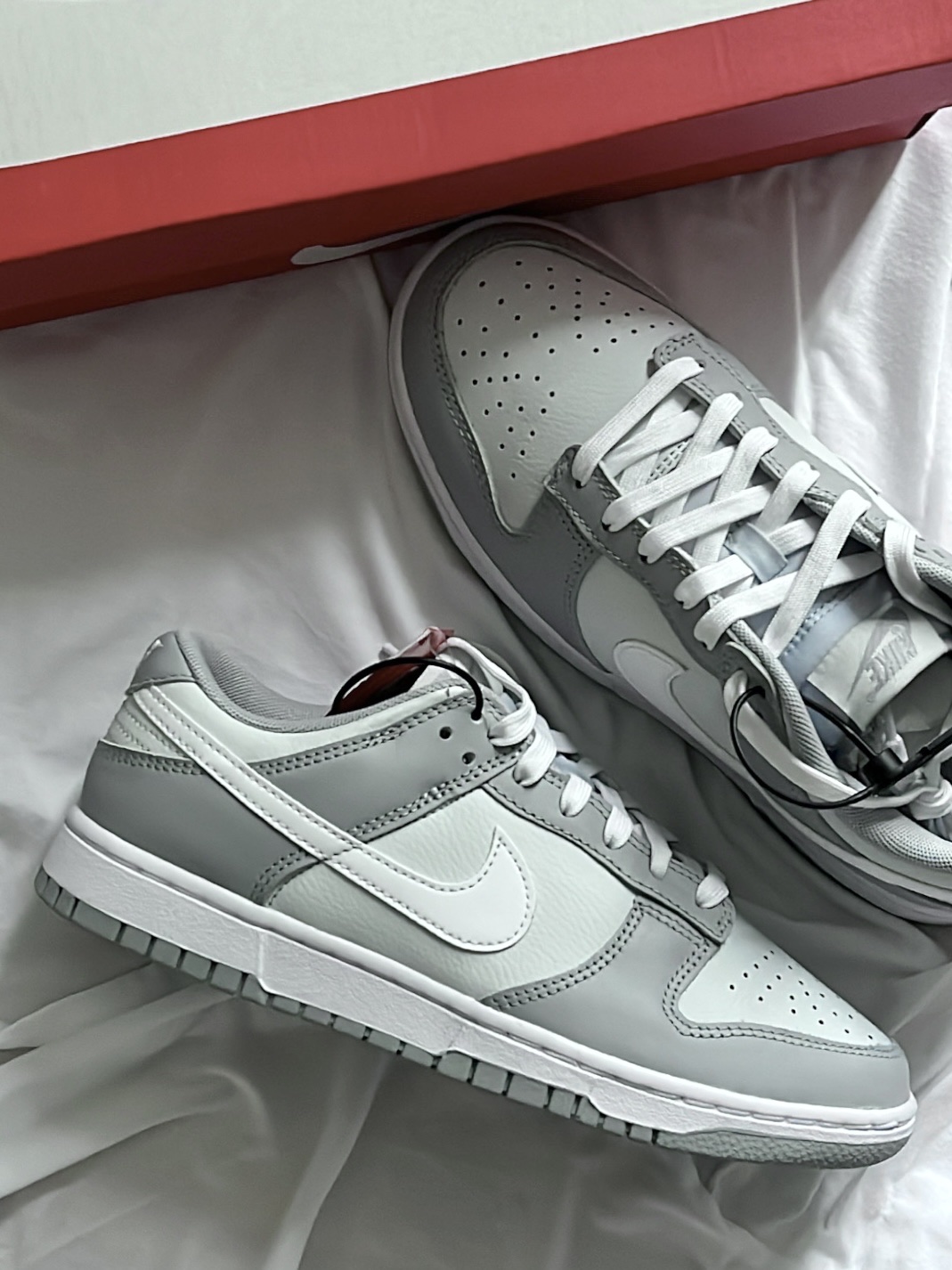 Nike Dunk Low Retro Wolf Grey, (PS) Nike Dunk Low Wolf Grey 착용 스타일
