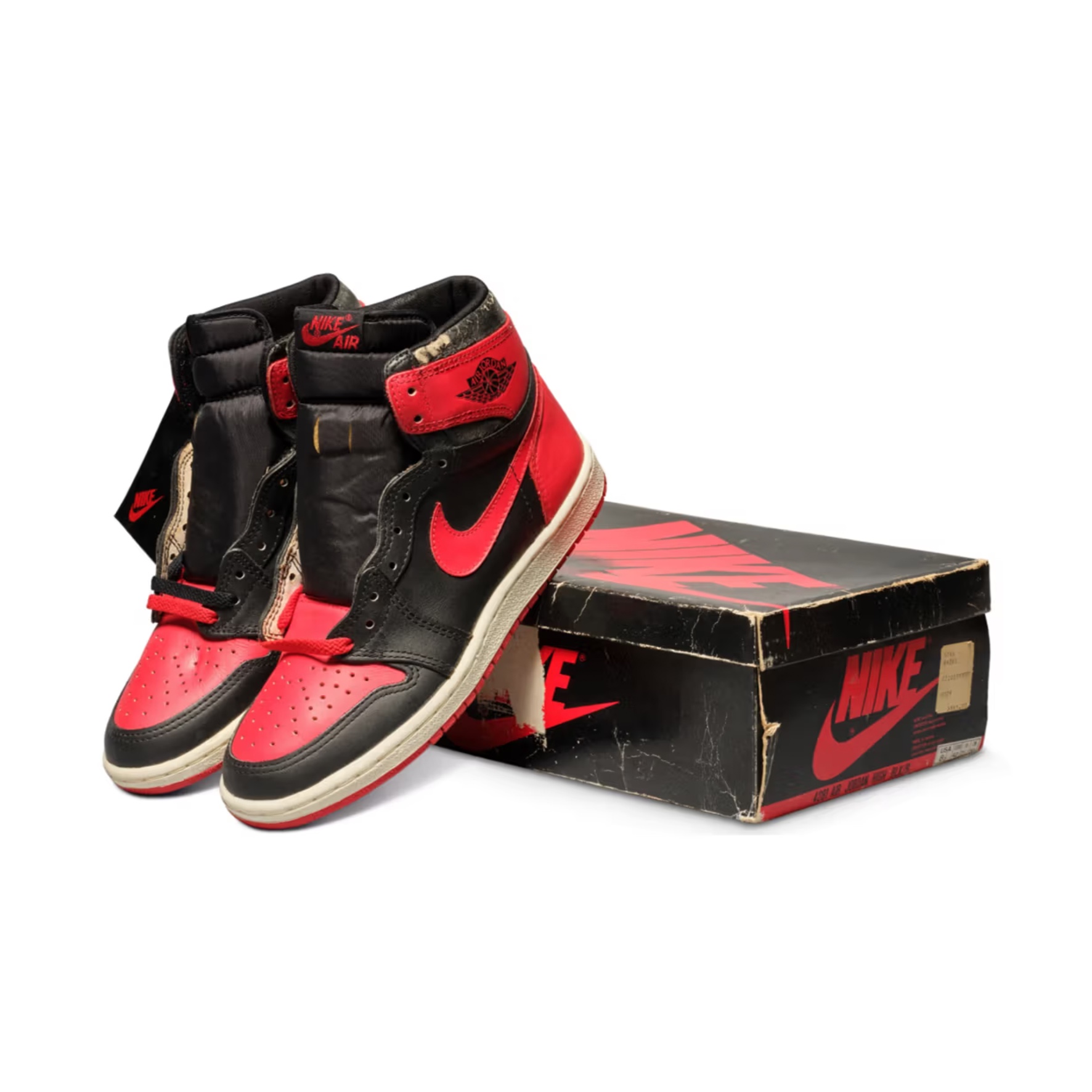 Jordan 1 Mid Bred Banned 2020, Jordan 1 Retro High OG Patent Bred 착용 스타일 - 2