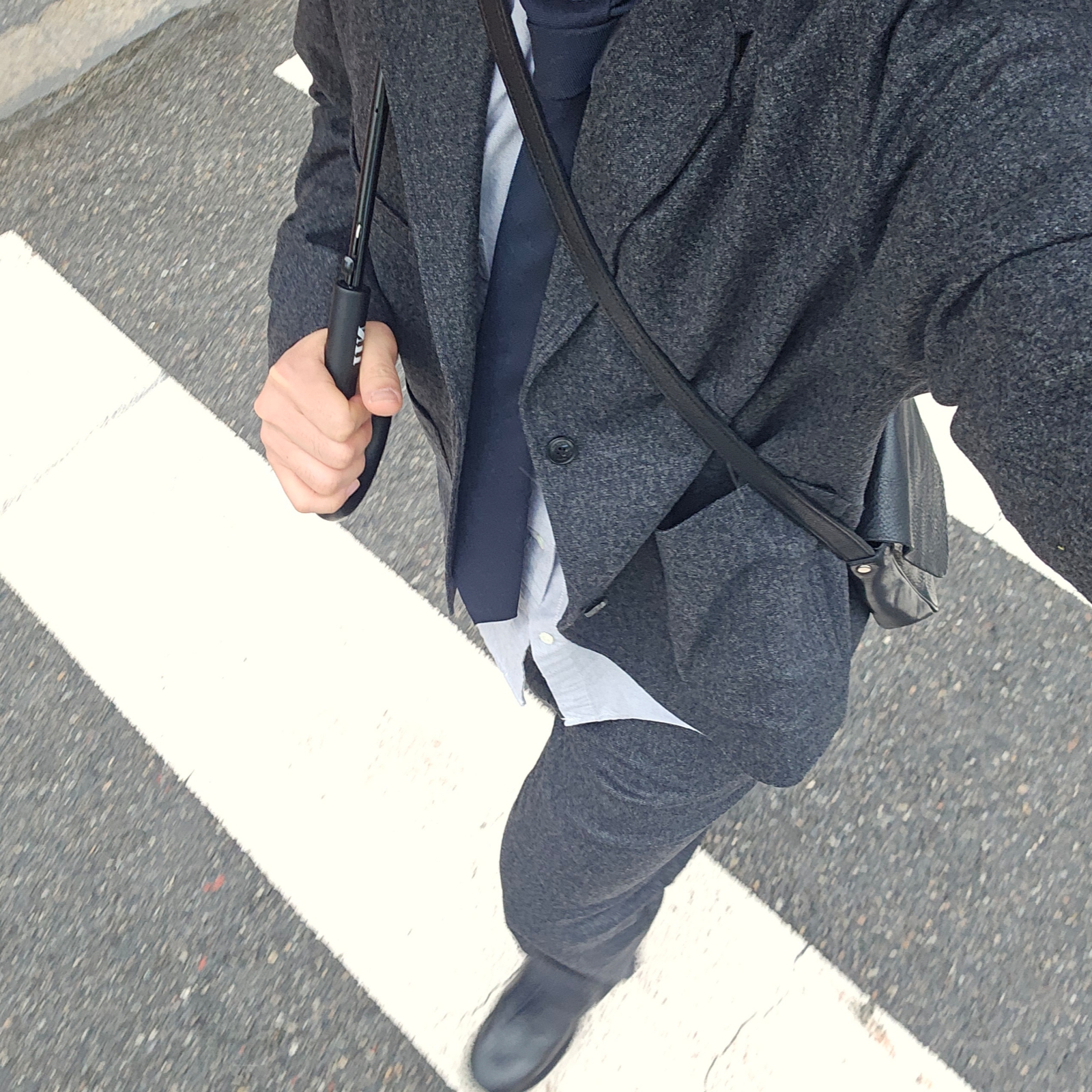 Kinchi Grainy - 547 (a) Vibram Black 착용 스타일 - 2