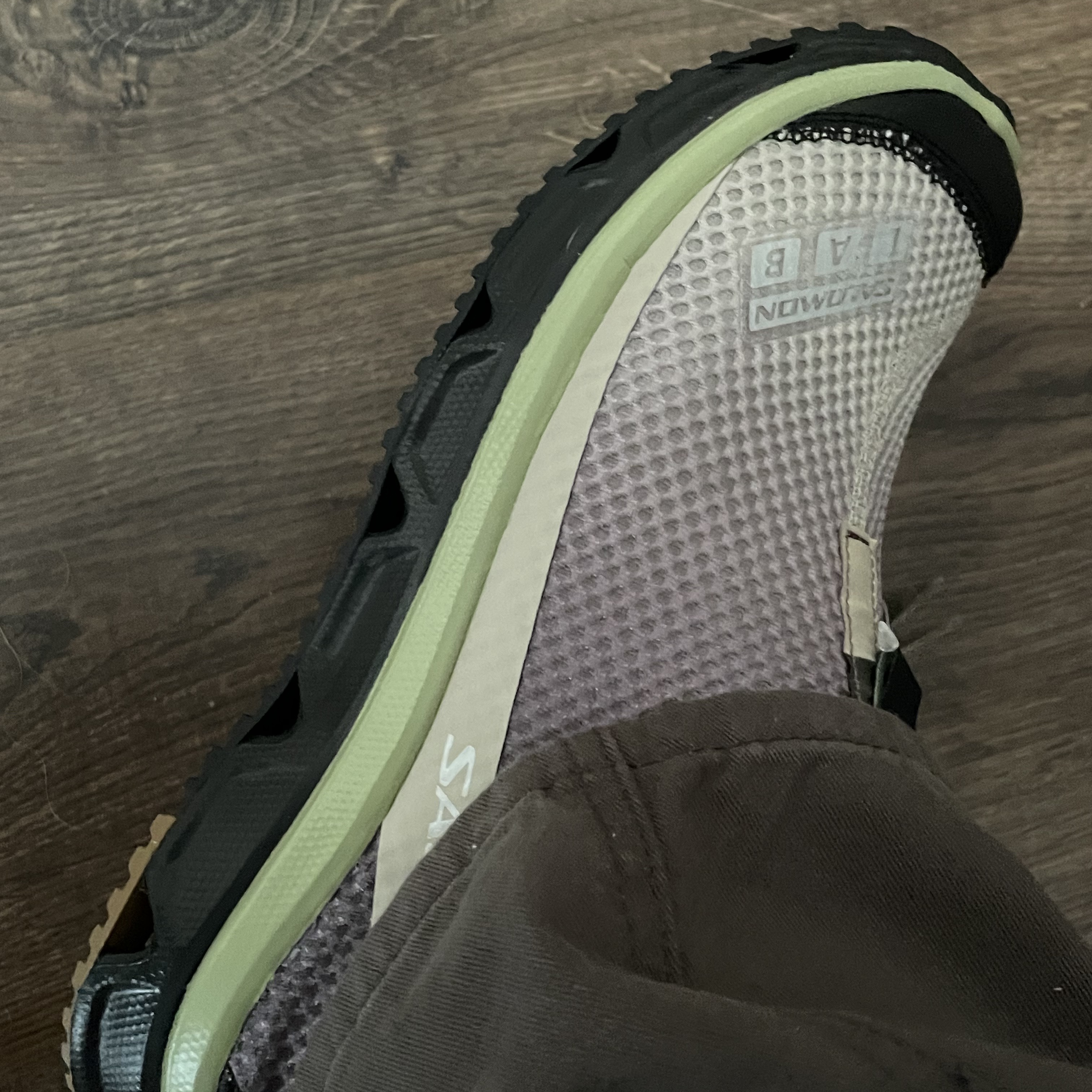 Salomon RX Moc 3.0 Feather Gray Plum Kitten 착용 스타일 - 4