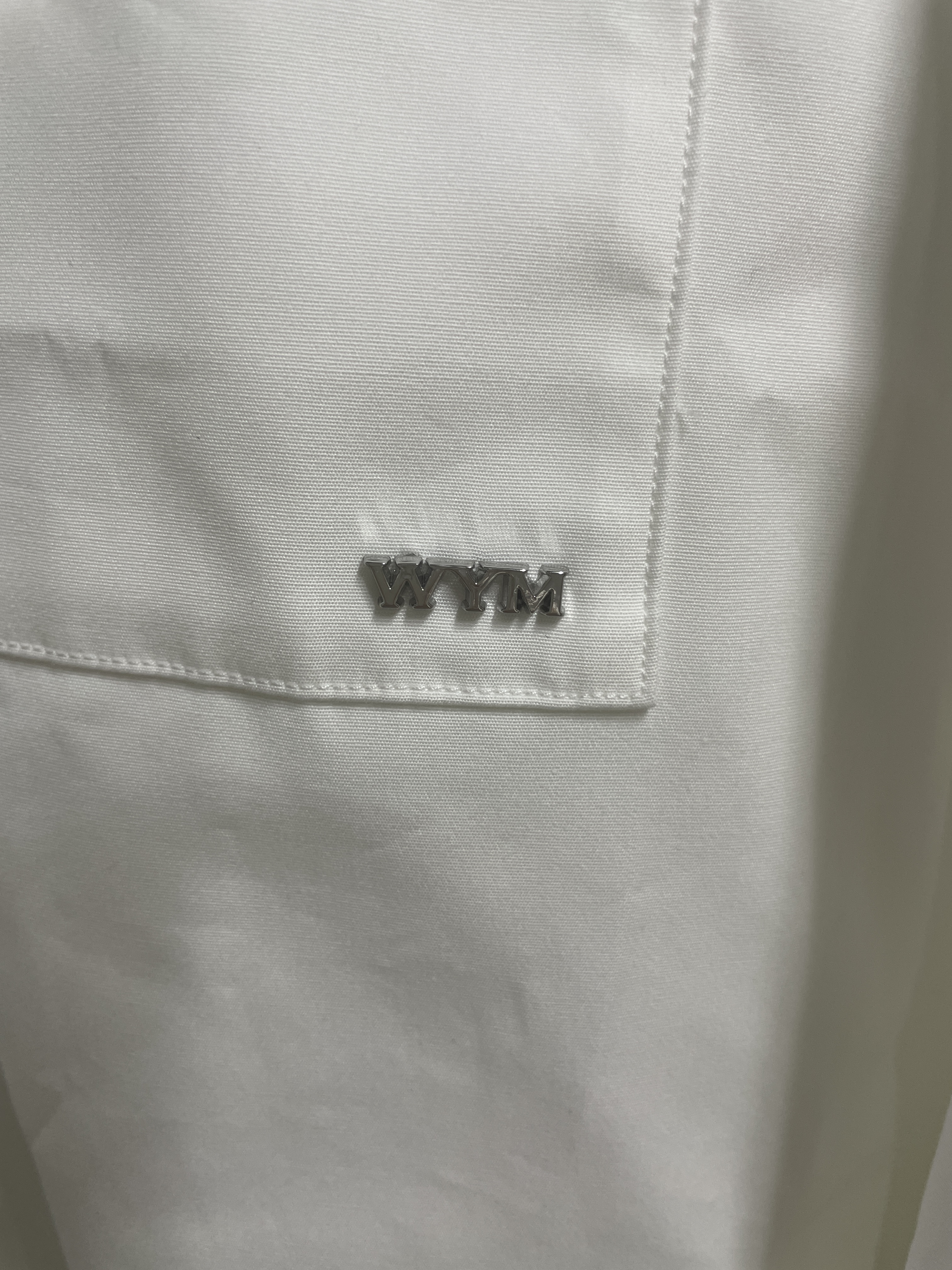 Wooyoungmi Cotton Back Logo Shirt White - 23FW 착용 스타일 - 4