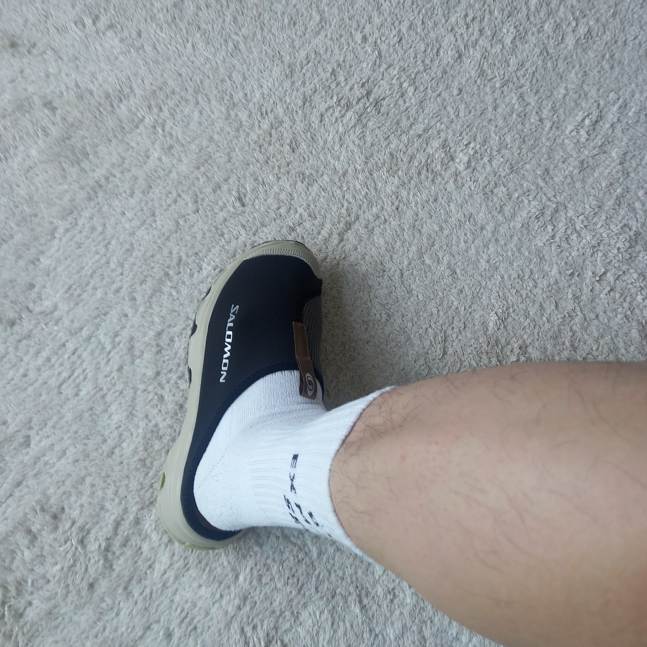 Salomon RX Slide 3.0 Black Plum Kitten, Stone Island B0943 Nylon Metal Swimming Trunk Black - 24SS 착용 스타일 - 6