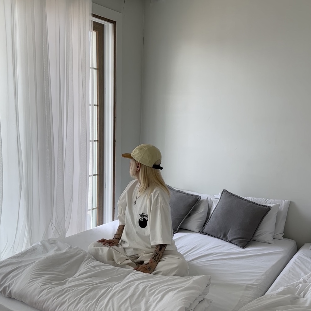 Supreme Pigment 2-Tone Camp Cap Natural - 24SS, Stussy 8 Ball Pigment Dyed T-Shirt Natural 착용 스타일 - 2