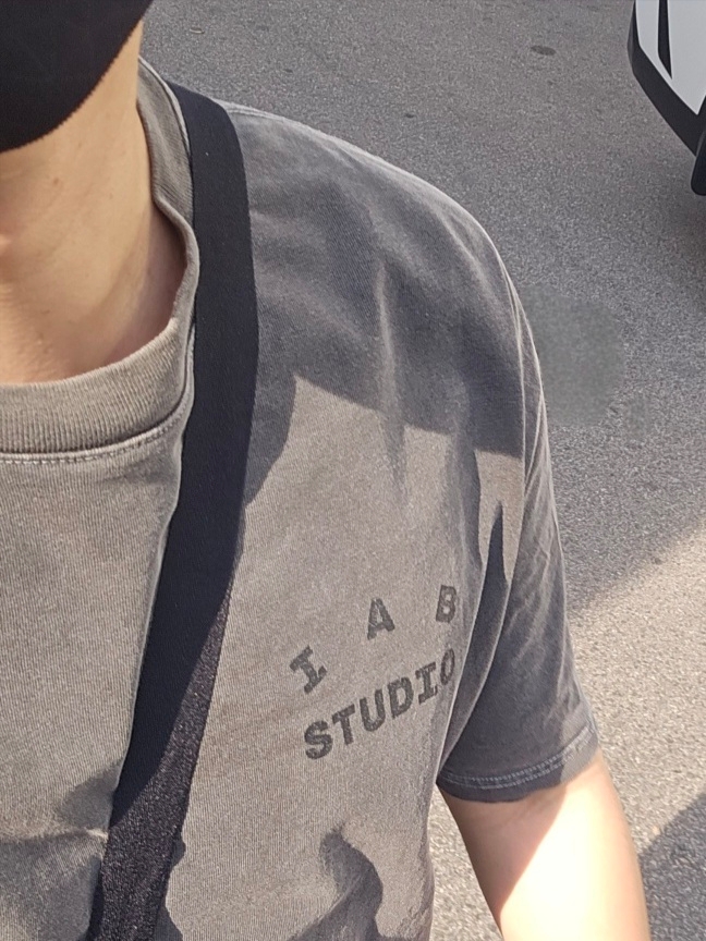 IAB Studio Pigment T-Shirt Black, Nike NSW Woven Lined Flow Shorts Black - Asia 착용 스타일 - 2