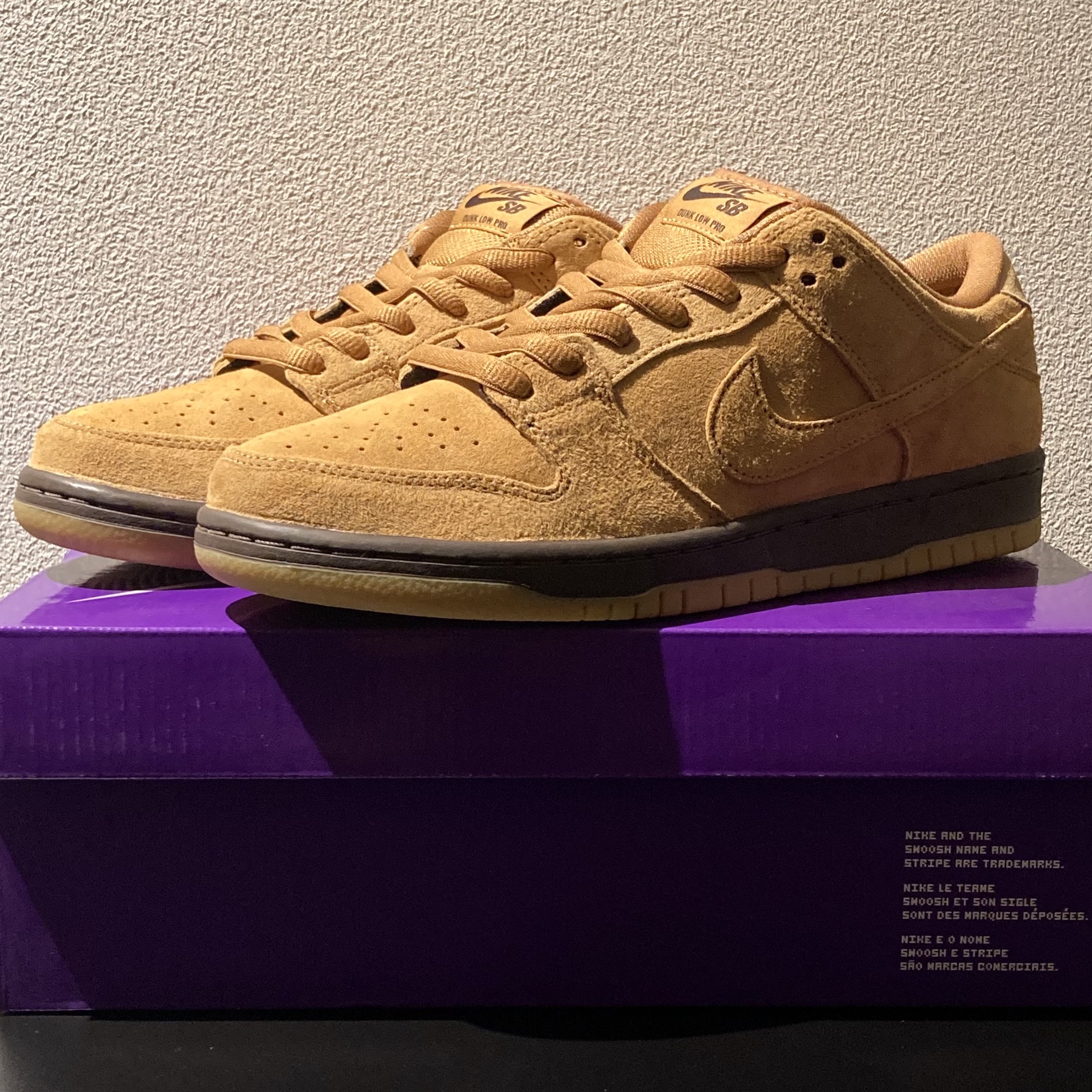 Nike SB Dunk Low Pro Wheat 2023 착용 스타일