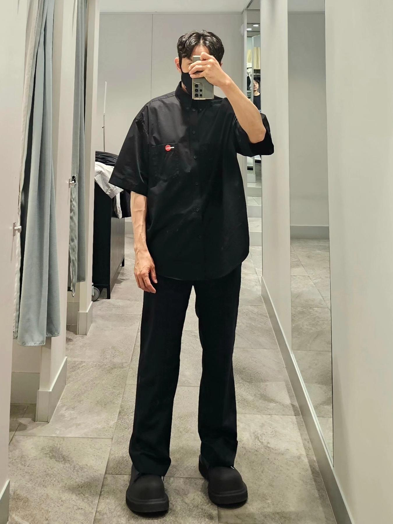 Balenciaga Steroid Derby Black 착용 스타일 - 2
