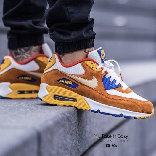 Nike Air Max 90 Curry 착용 스타일 - 1