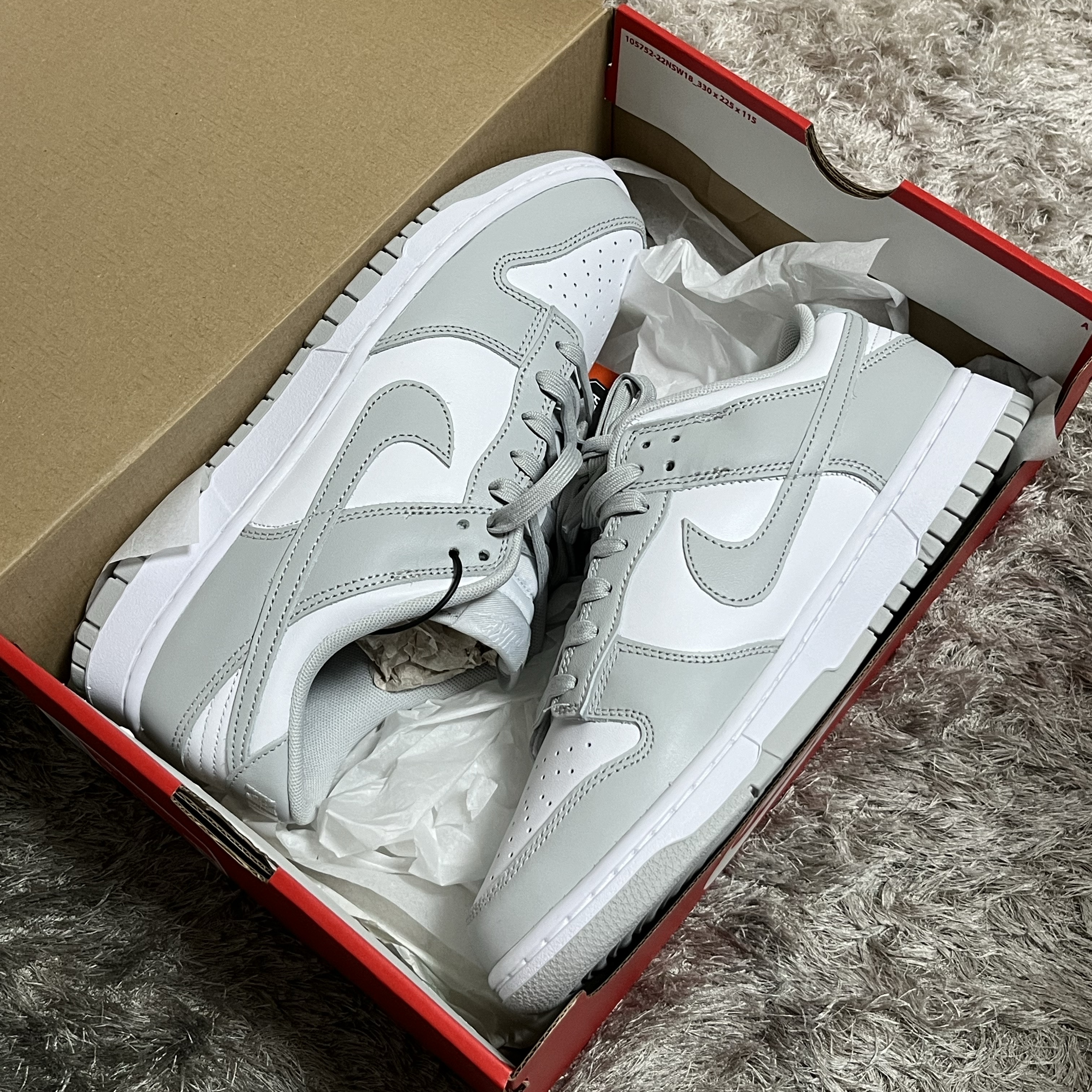 Nike Dunk Low Retro Grey Fog 착용 스타일