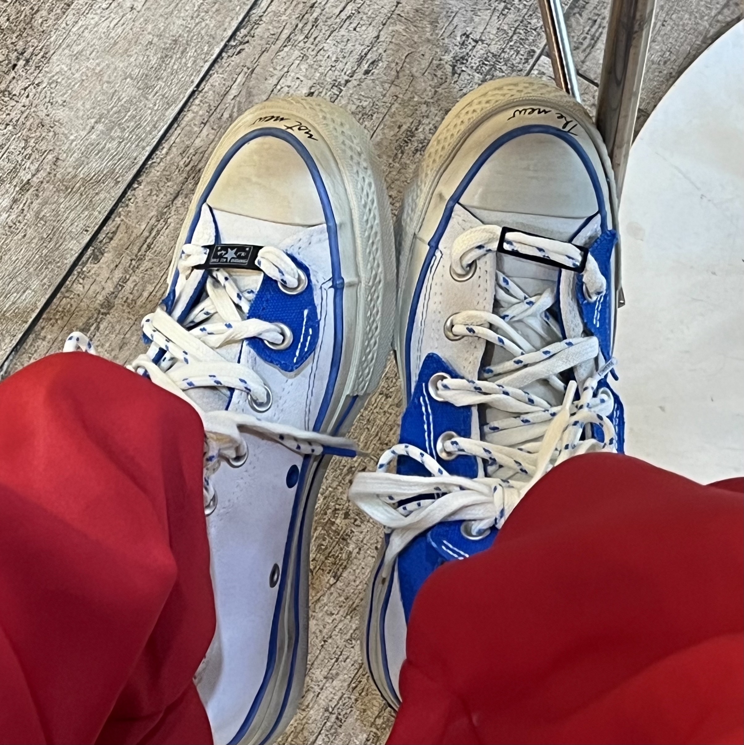 Converse x Ader Error Chuck 70 High White 착용 스타일