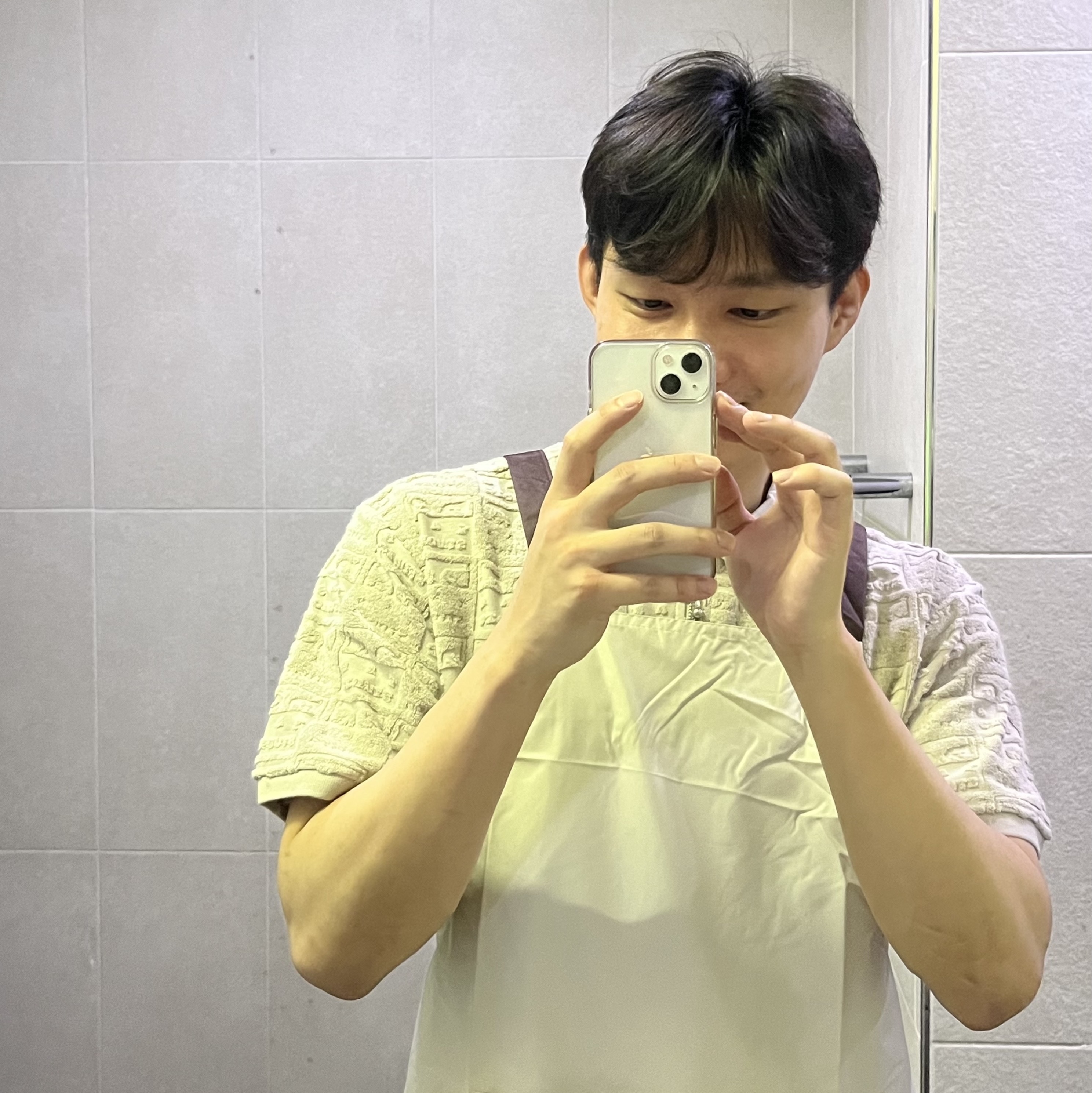 IAB Studio x Obey Carter Terry Polo Silver Grey 착용 스타일