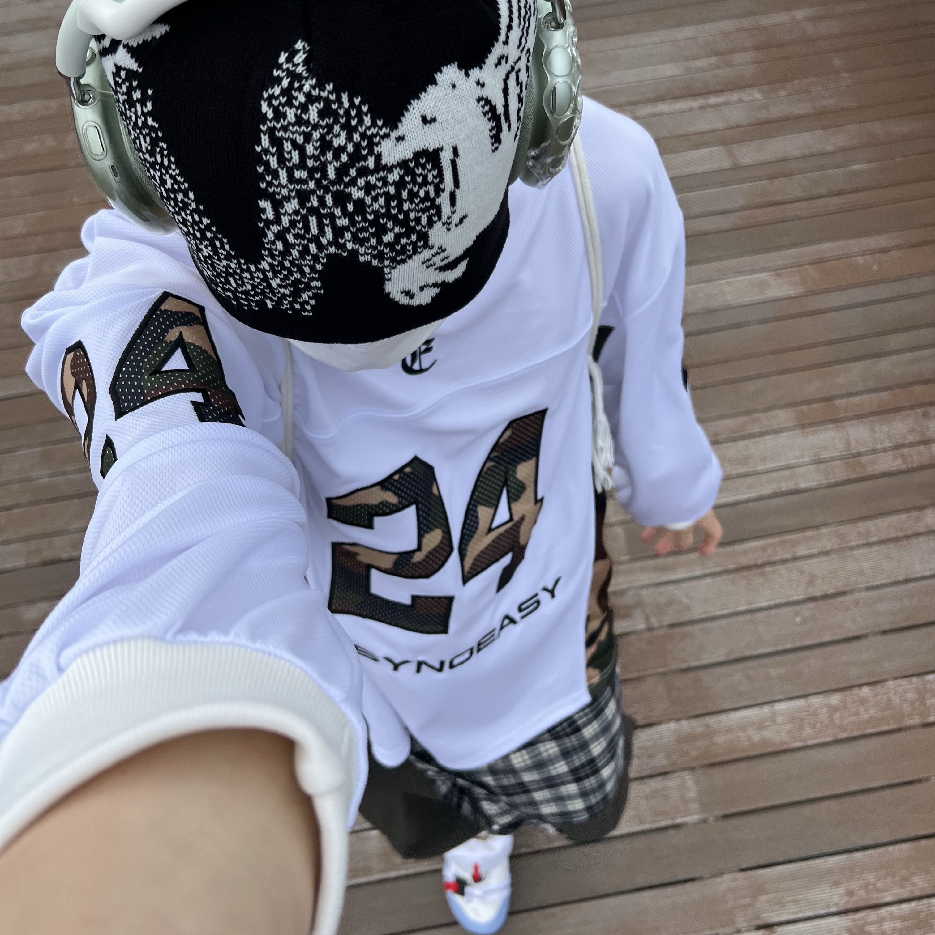 Nike x Tom Sachs Mars Yard Overshoe 3.0, Test Artifact Era Origin Max 001x Clear 착용 스타일 - 10