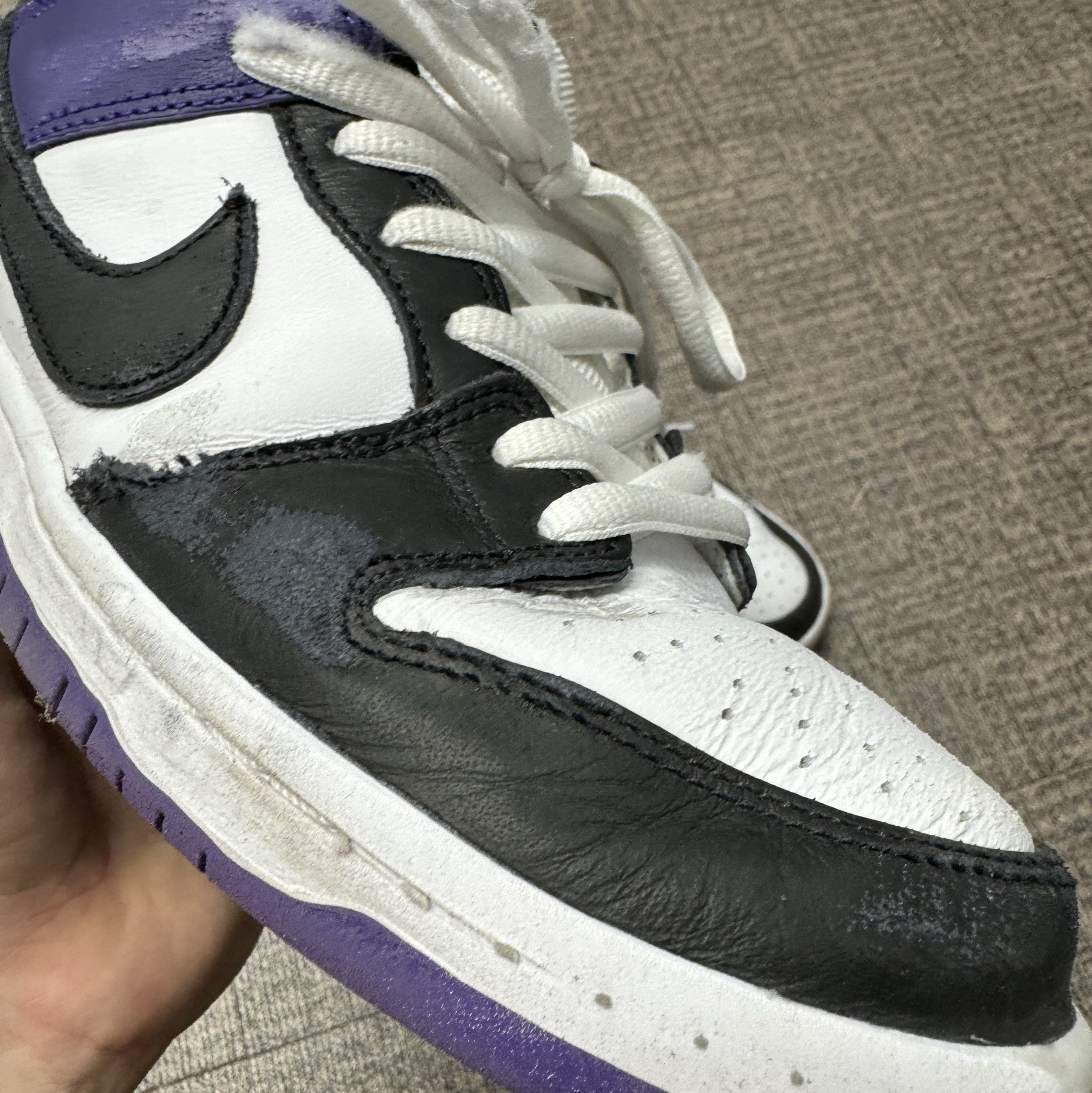 Nike SB Dunk Low Pro Court Purple 착용 스타일