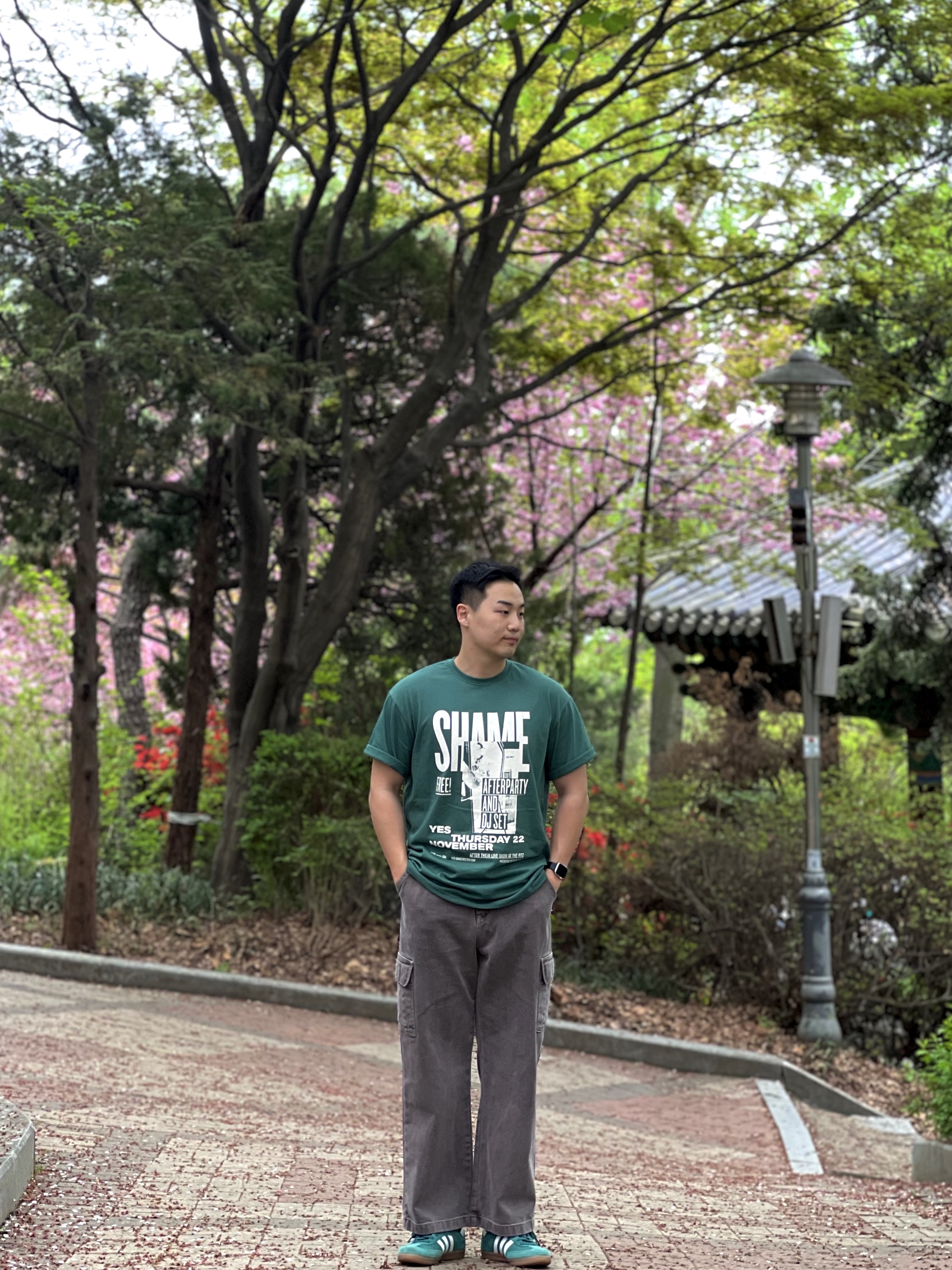 Adidas Samba OG Collegiate Green 착용 스타일 - 1
