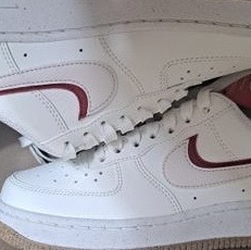 (W) Nike Air Force 1 '07 LX Sail Cinnabar 착용 스타일