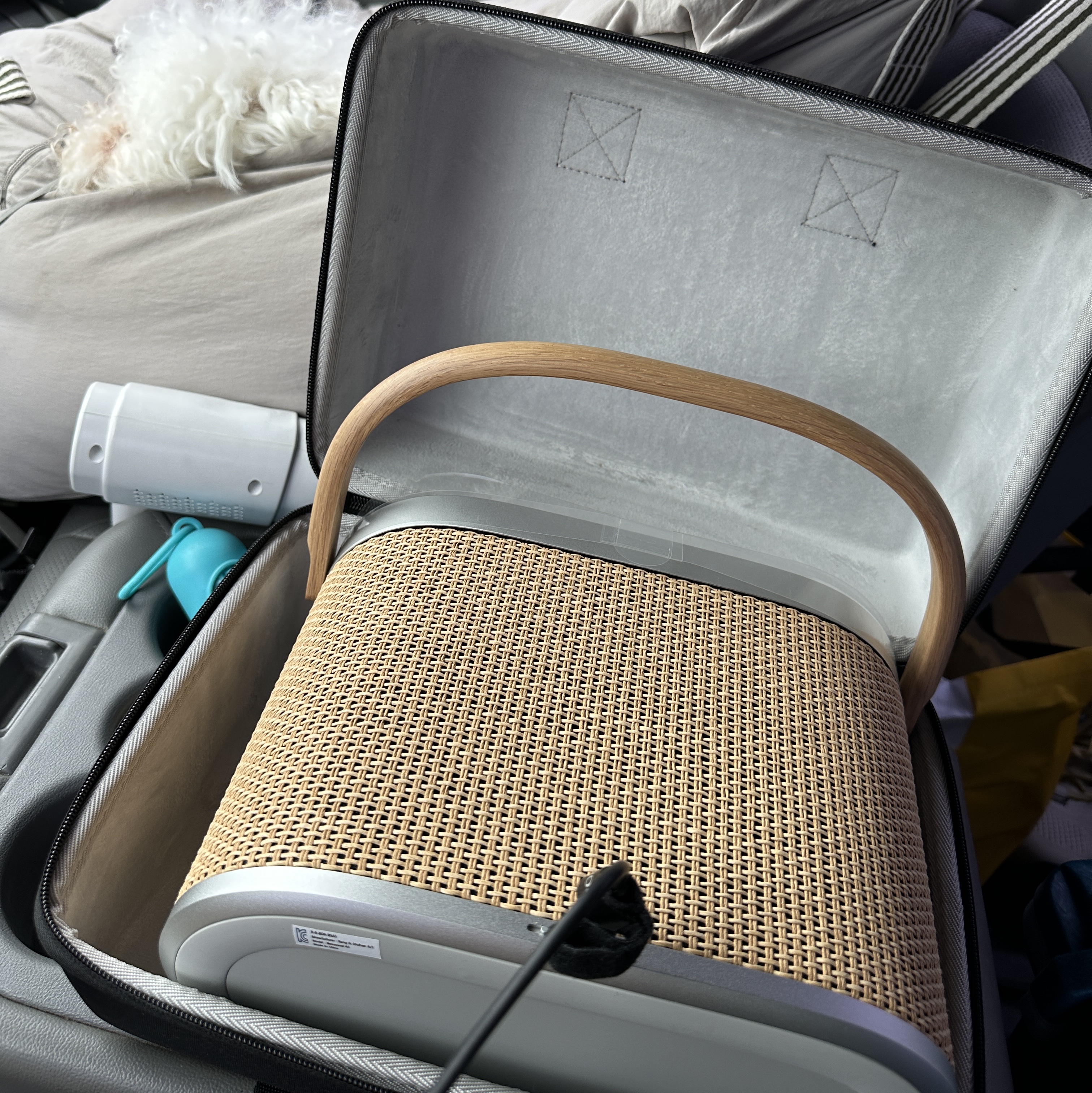 Bang & Olufsen Beosound A5 Nordic Weave 착용 스타일