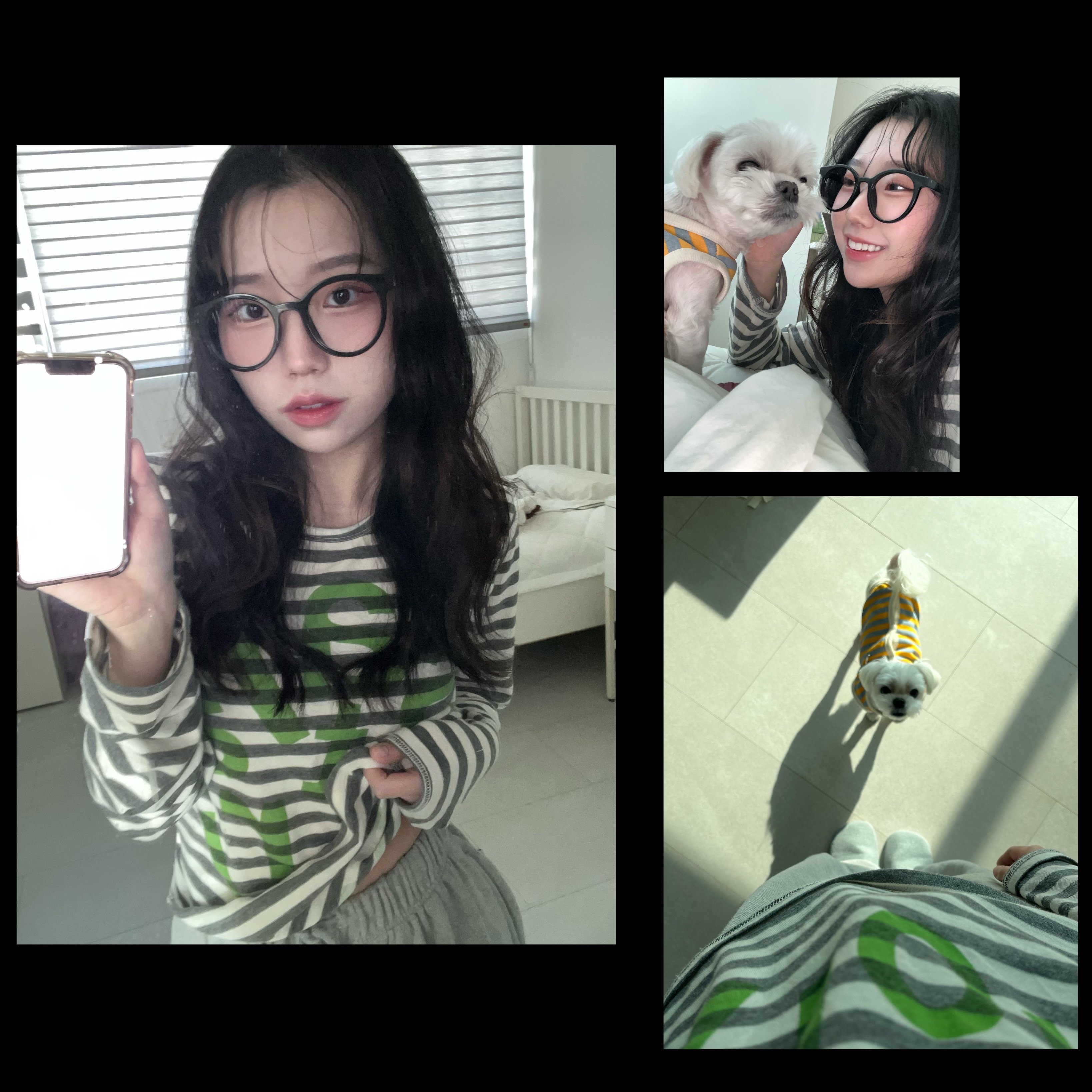 [KREAM 단독] Safarispot Ticketing Stripe Border Tee Gray, [KREAM 단독] Safarispot Women 1/2 Ticketing Stripe Border Tee Gray 착용 스타일 - 2