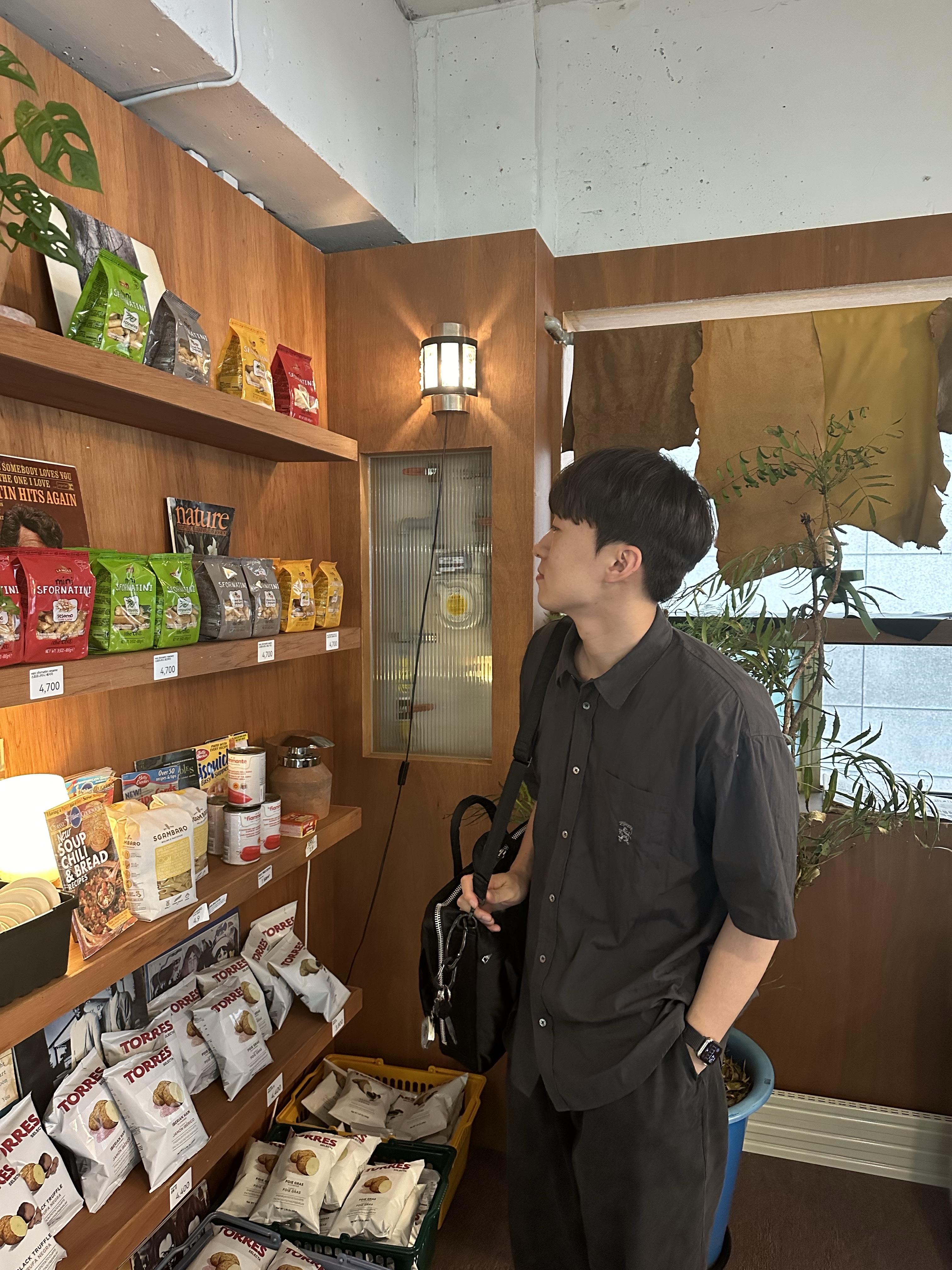Porter Tanker 2Way Briefcase Black 착용 스타일