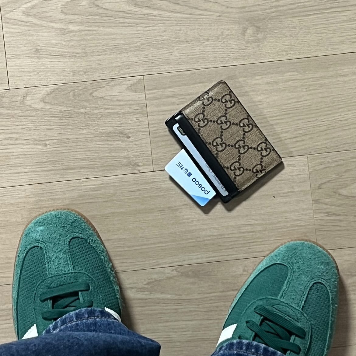 Adidas Samba OG Collegiate Green 착용 스타일
