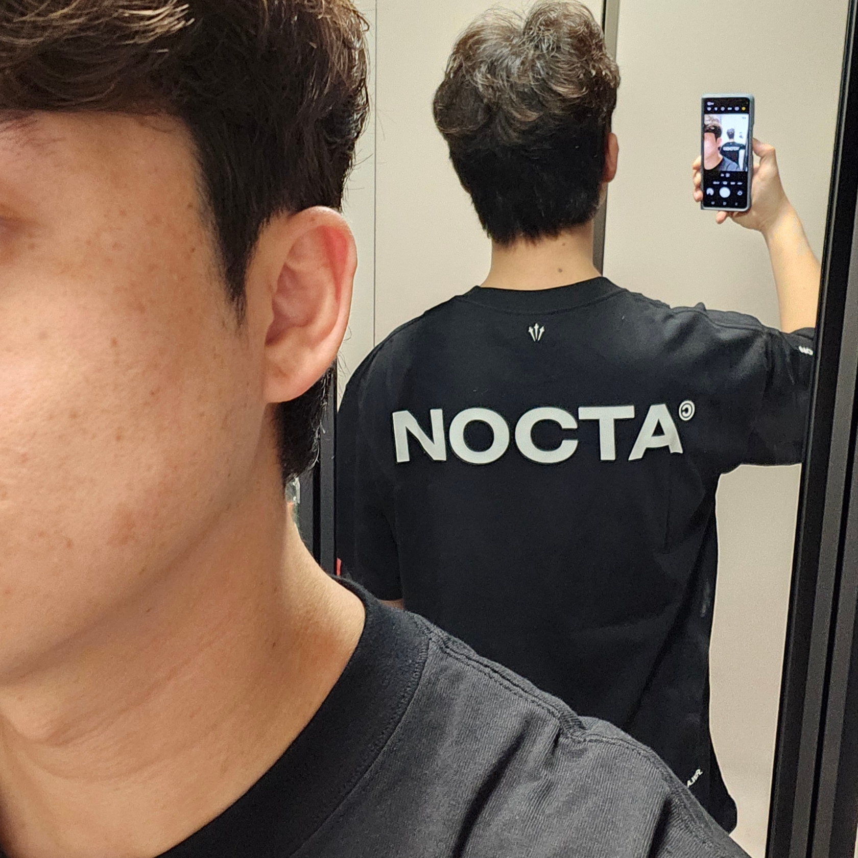 Nike x Drake Nocta Max 90 T-Shirt Black (FN7663-010) 착용 스타일 - 1