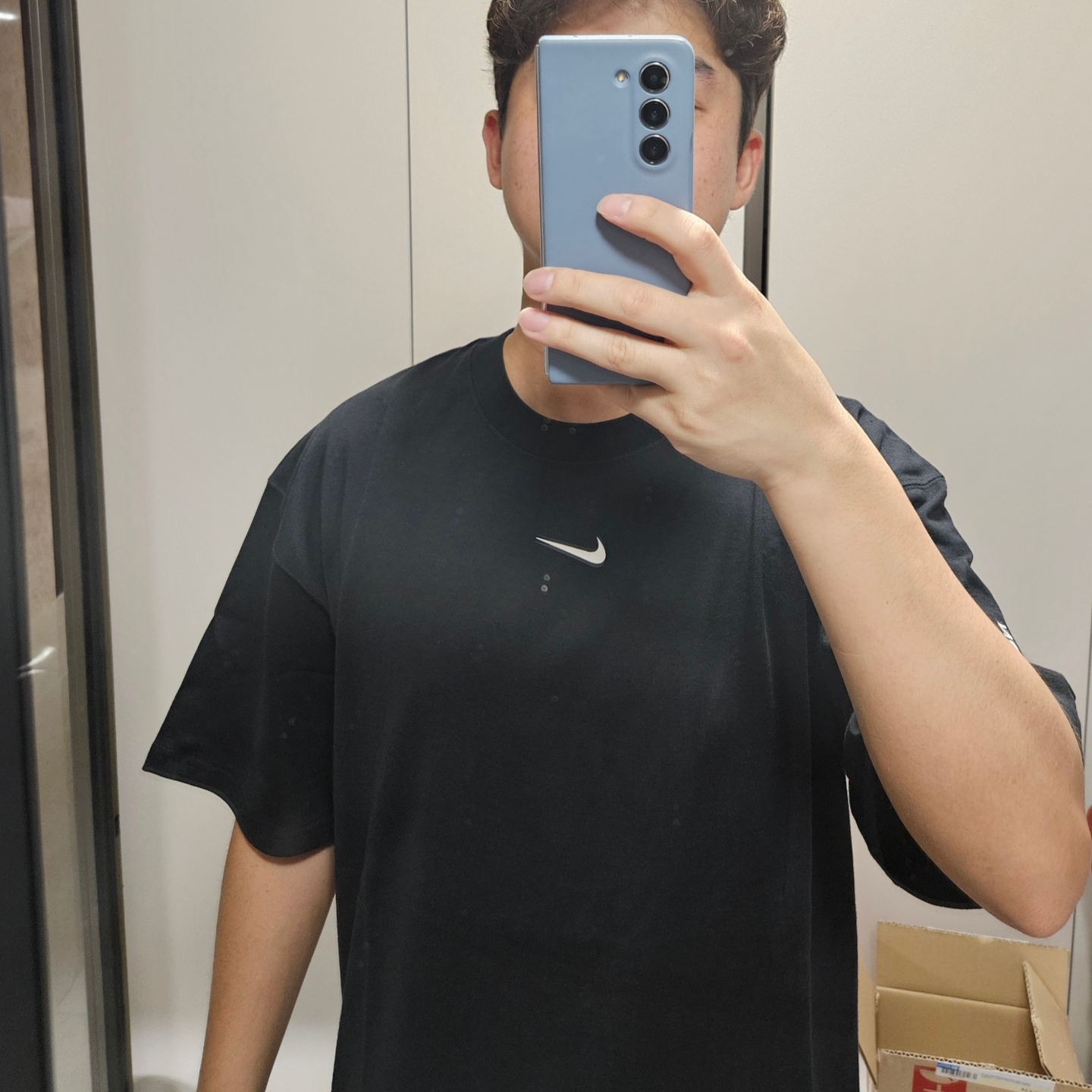 Nike x Drake Nocta Max 90 T-Shirt Black (FN7663-010) 착용 스타일 - 2