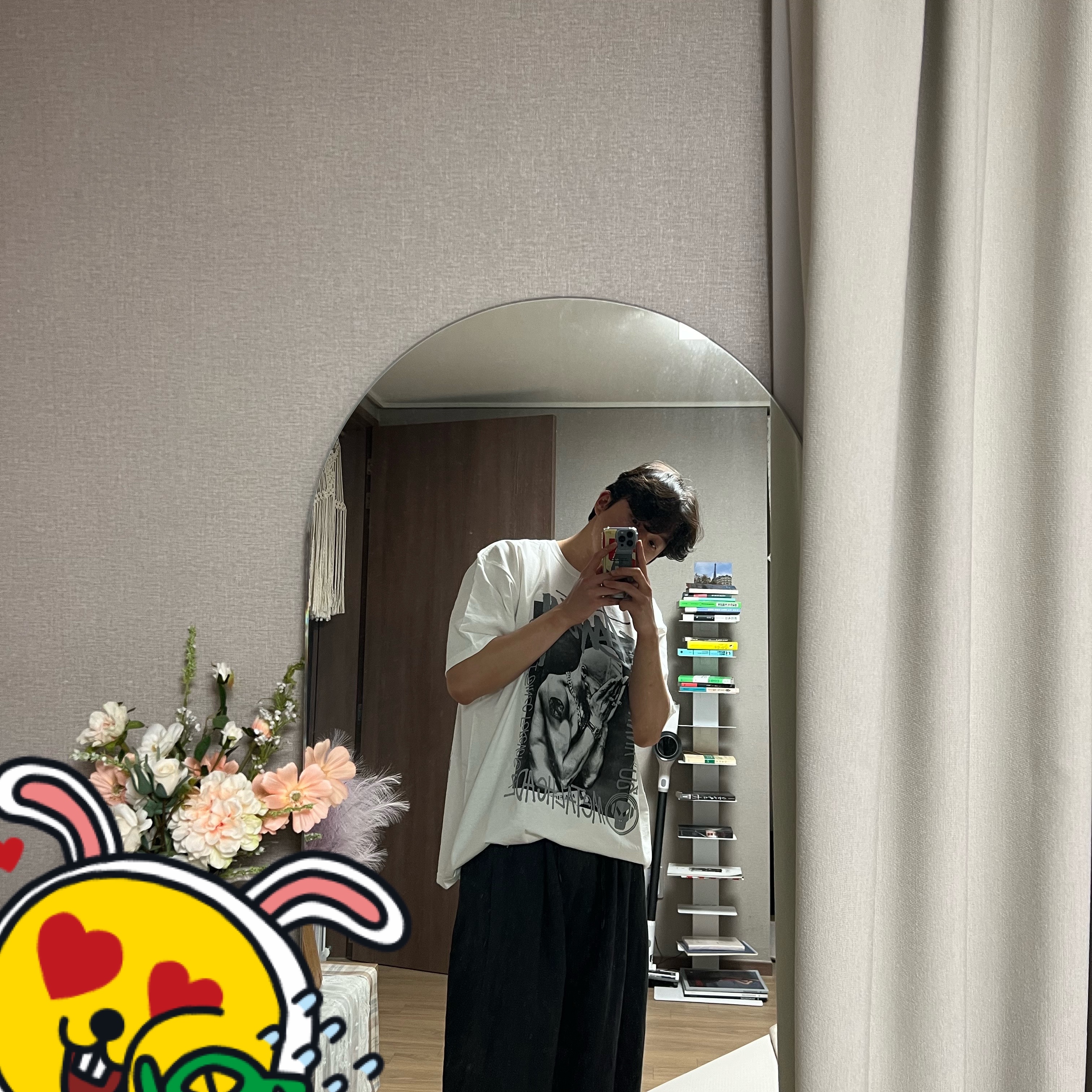 Stussy x Goldie Metalheadz 30 T-Shirt White 착용 스타일