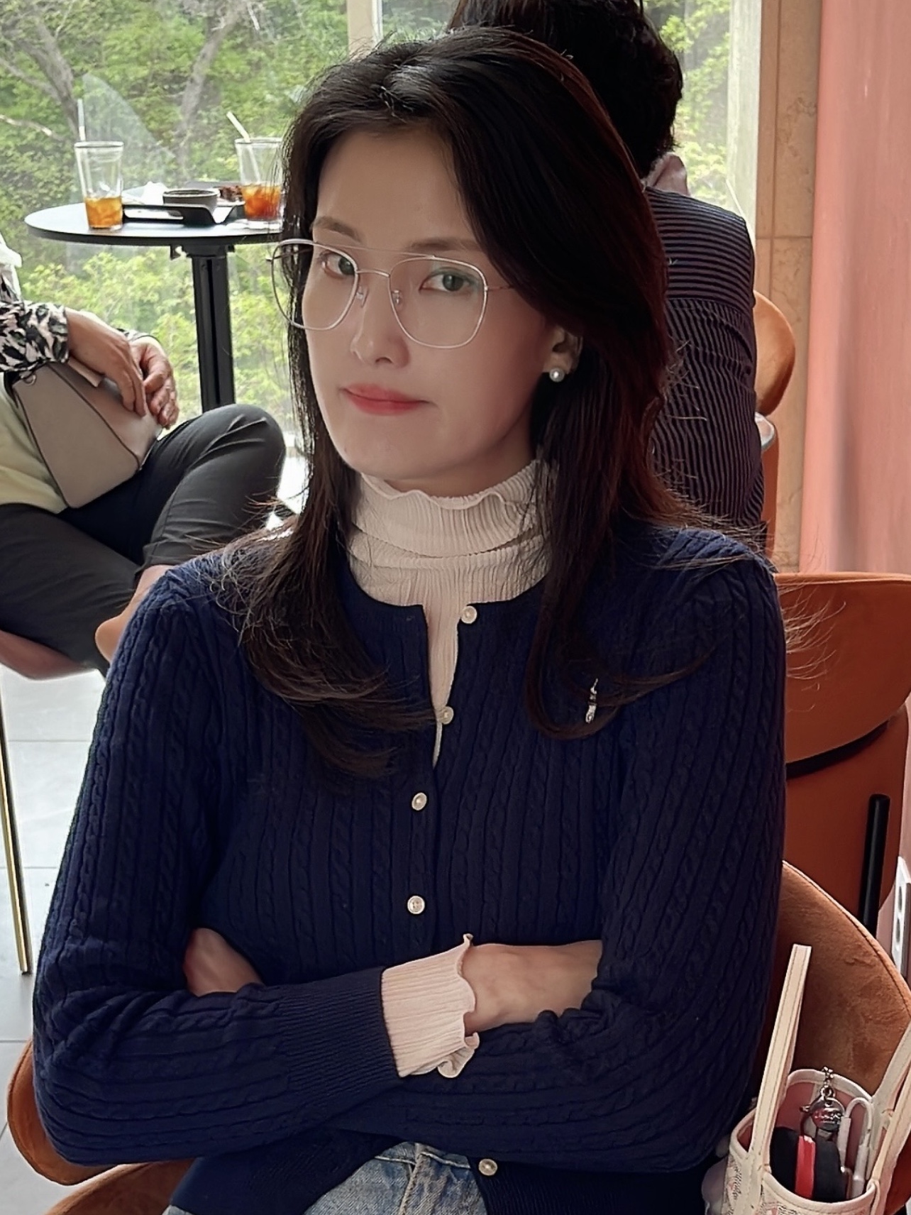 Goyard Poitiers Claire-Voie Bag Powder Pink, Jellycat Bashful Bunny Bag Charm Tulip 착용 스타일 - 10