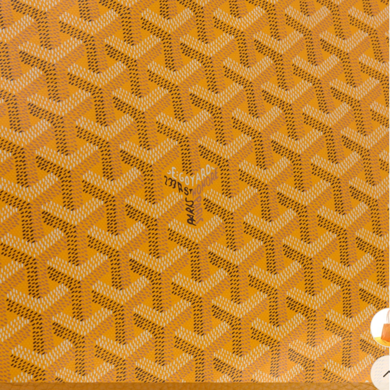 Goyard Hardy PM Bag Yellow 착용 스타일 - 5